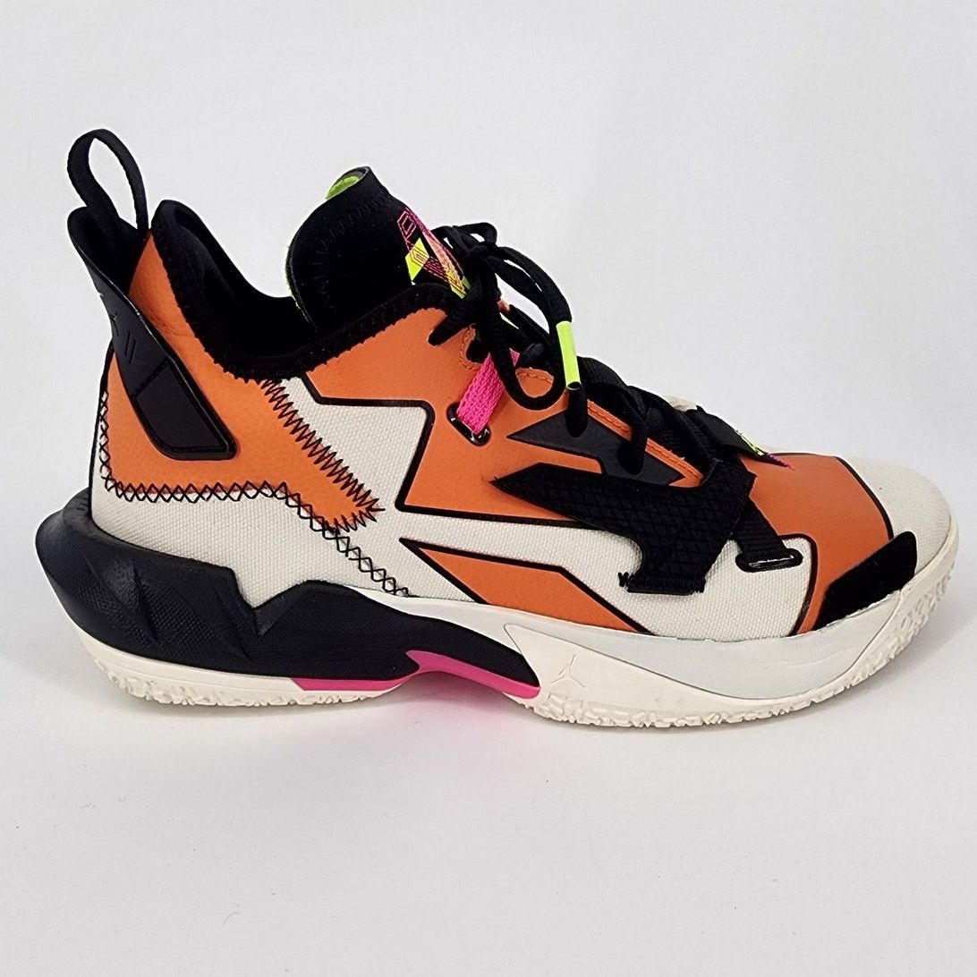 Nike Jordan Why Not Zer0.4 Pale Ivory Orange Volt Men’s 9.5 Size US 9.5 / EU 42-43 - 1 Thumbnail