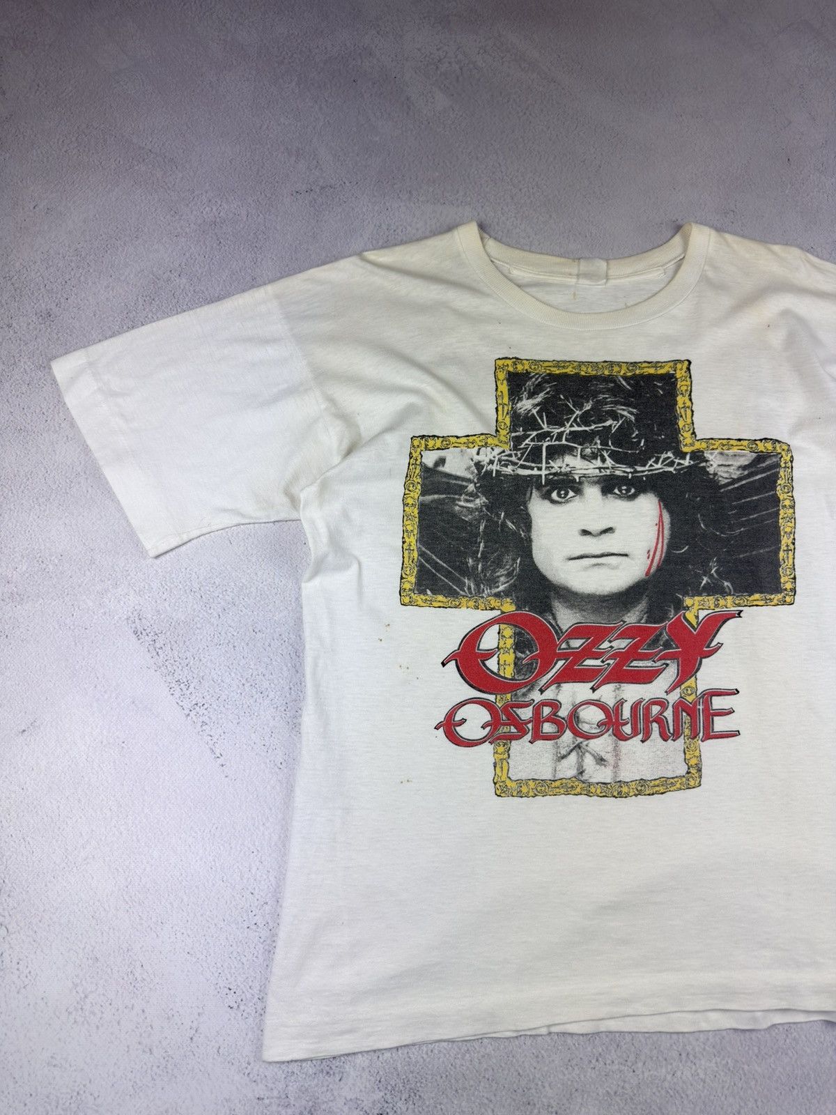 Ozzy Osbourne Rare! Vintage 1988 Ozzy Osbourne No Rest For The Wicked Band Size US M / EU 48-50 / 2 - 3 Thumbnail