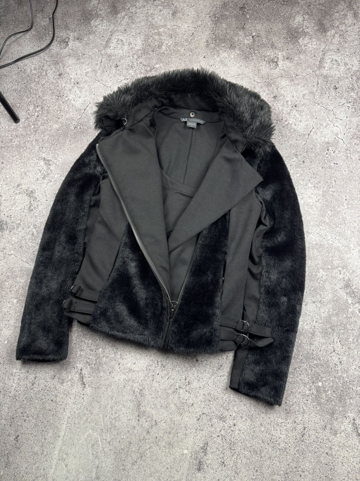 Armani Vintage Armani Avant Garde Fur Y2K Opium Vest/Jacket Owens Size S / US 4 / IT 40 - 6 Thumbnail