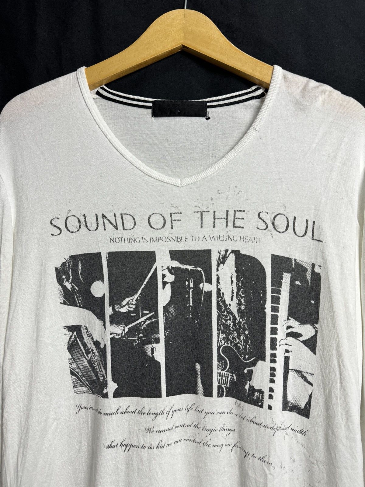 Japanese Brand Plus One Poem Sound of the soul long sleeve Size US L / EU 52-54 / 3 - 2 Thumbnail