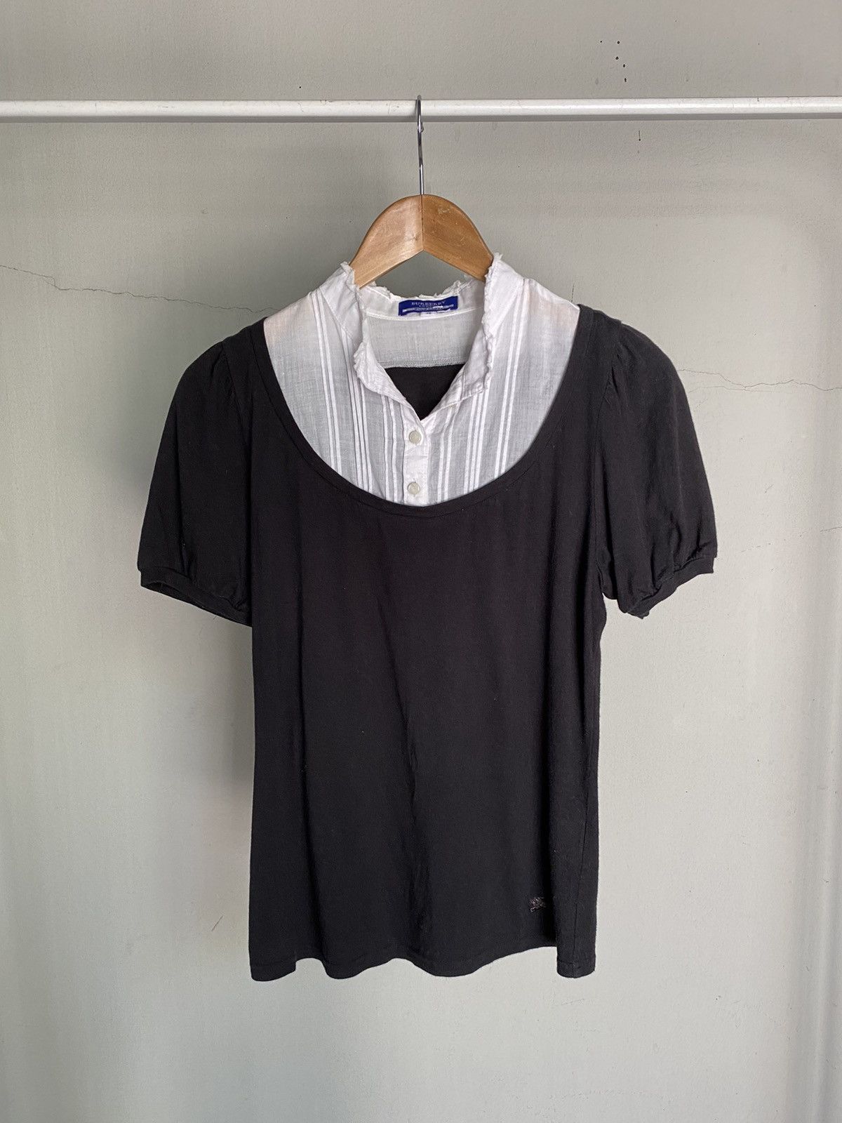 Burberry BURBERRY Black Puff Sleeve Blouses Size XS / US 0-2 / IT 36-38 - 11 Thumbnail