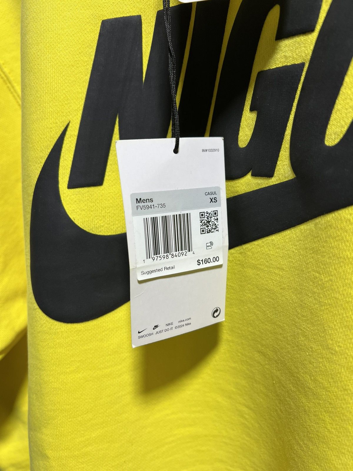 Nigo × Nike Nigo x Nike Yellow Fleece Crewneck Size US XS / EU 42 / 0 - 4 Thumbnail
