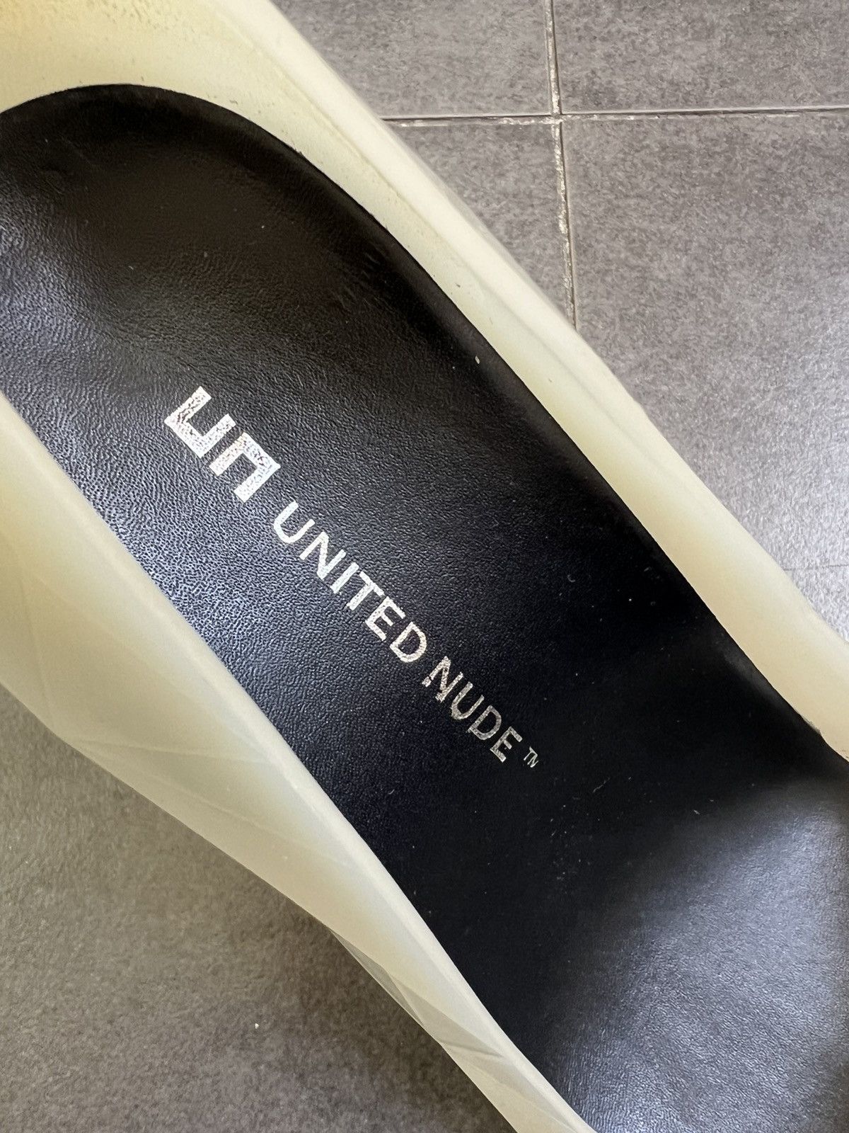 Issey Miyake × UNITED NUDE Issey Miyake style transparent UNITED NUDE HEELS Size US 8 / IT 38 - 7 Thumbnail