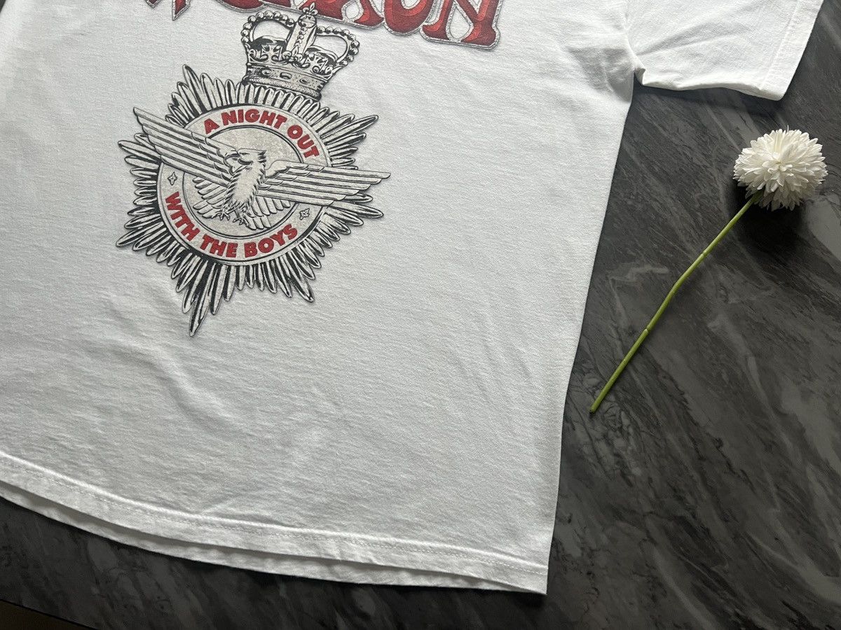 Band Tees Saxon : A Night Out With The Boys Tour 2005 Size US XL / EU 56 / 4 - 5 Thumbnail