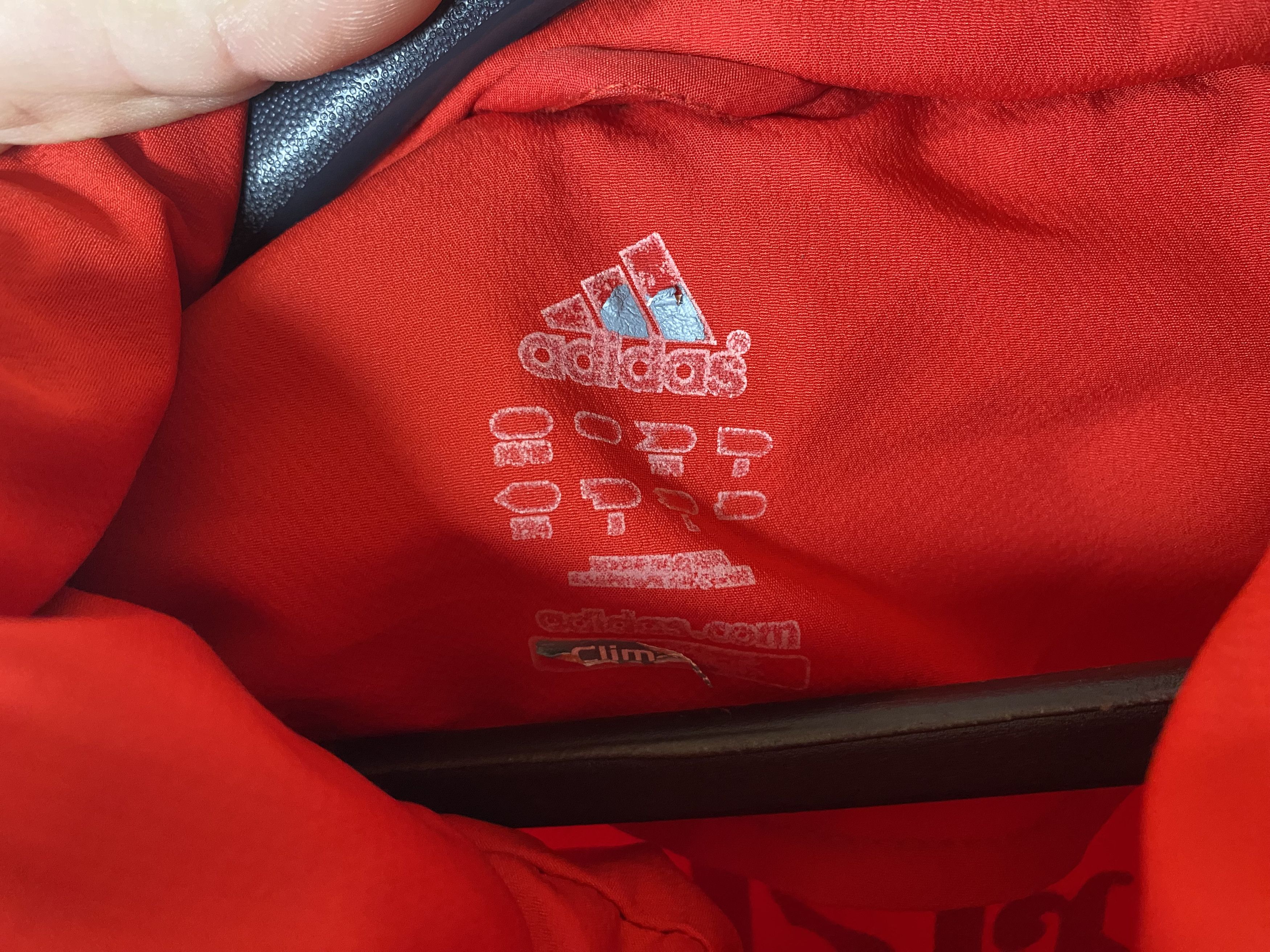 Adidas LIVERPOOL 2008 2009 TRAINING FOOTBALL SOCCER 1/4 ZIP JACKET Size US M / EU 48-50 / 2 - 8 Thumbnail