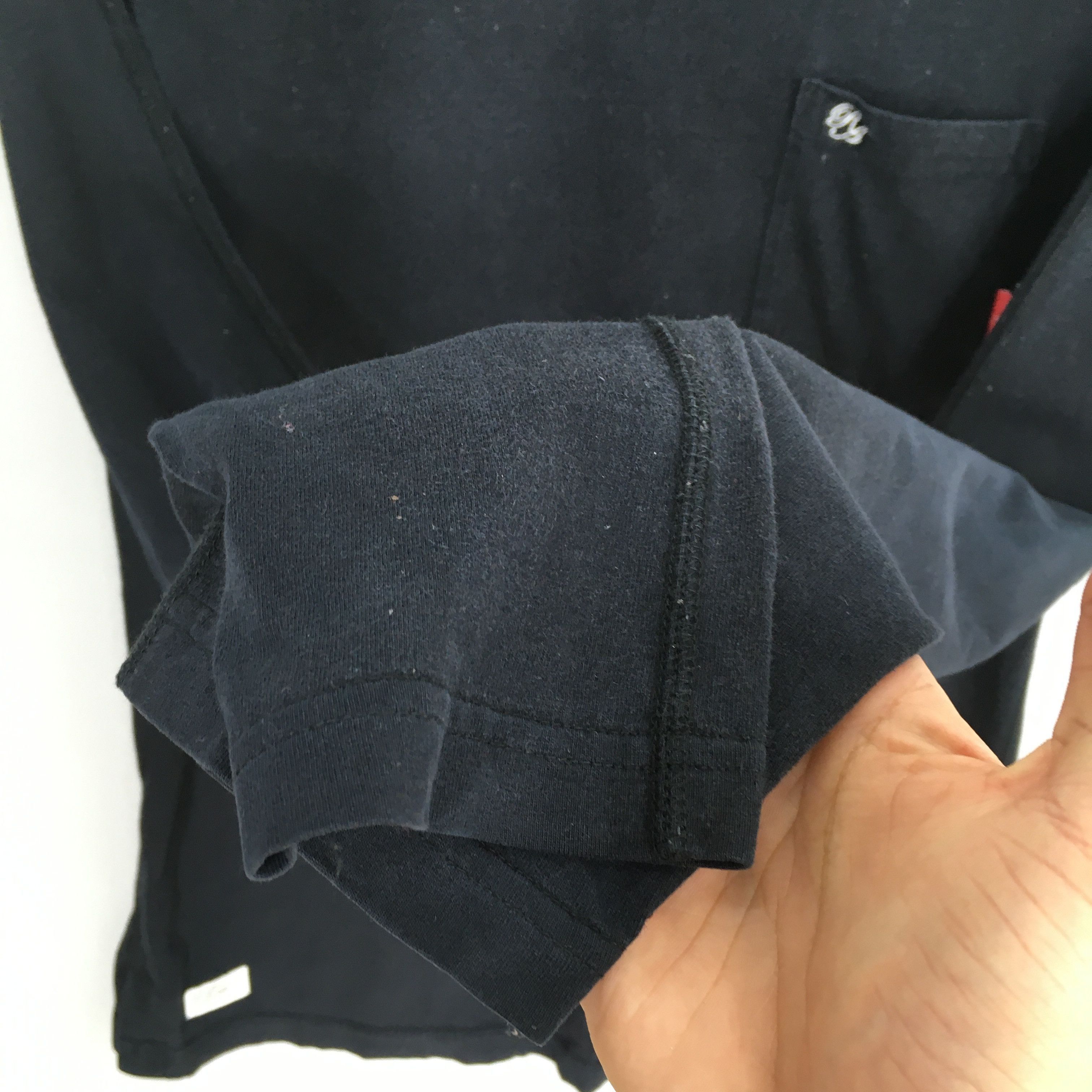 Wtaps Wtaps Extreme Prejudice WT-VUA Plain Black Tshirt Medium Size US M / EU 48-50 / 2 - 6 Thumbnail
