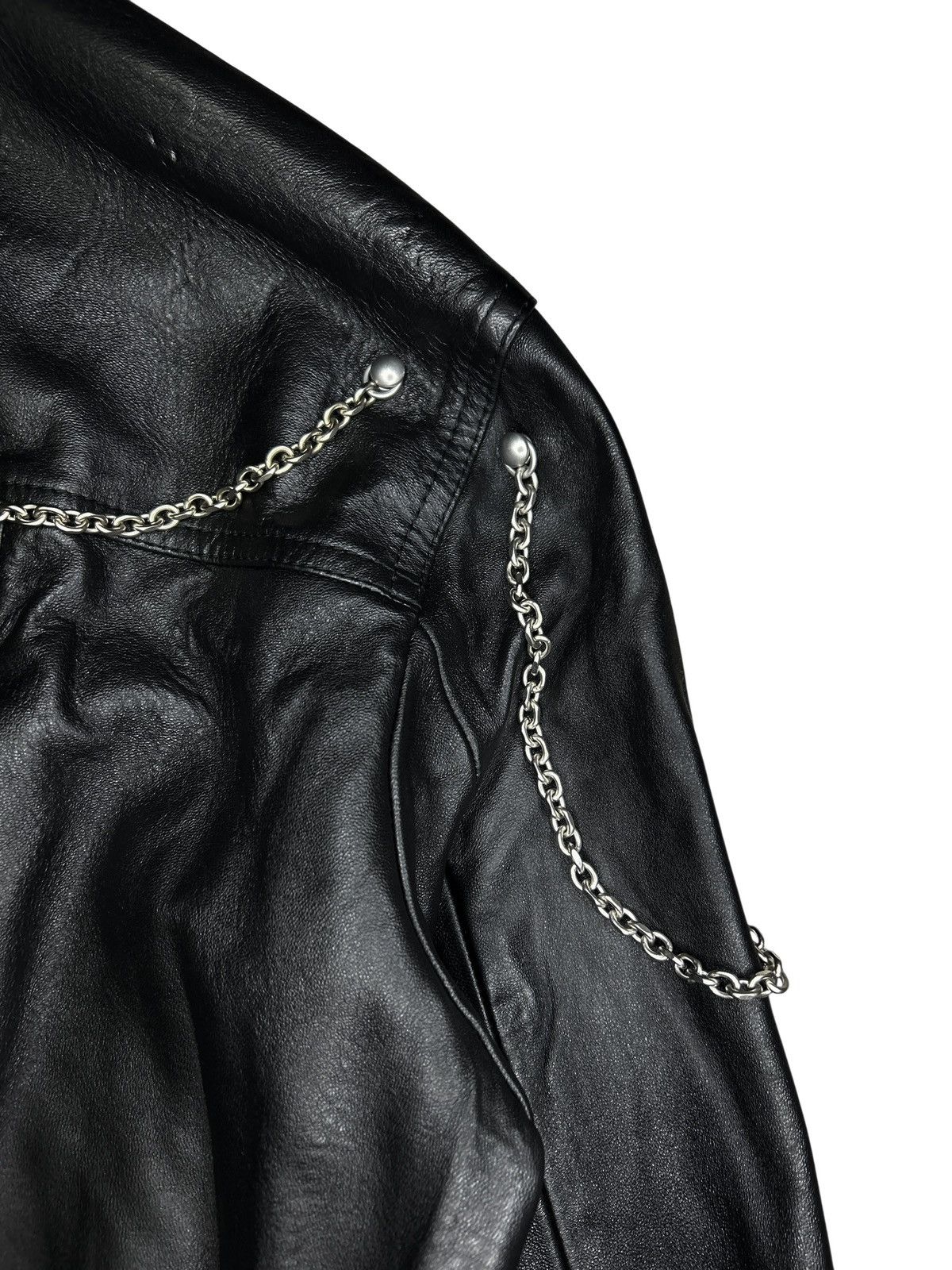 Celine F/W 21 Chained Leather Bomber Size US L / EU 52-54 / 3 - 10 Thumbnail