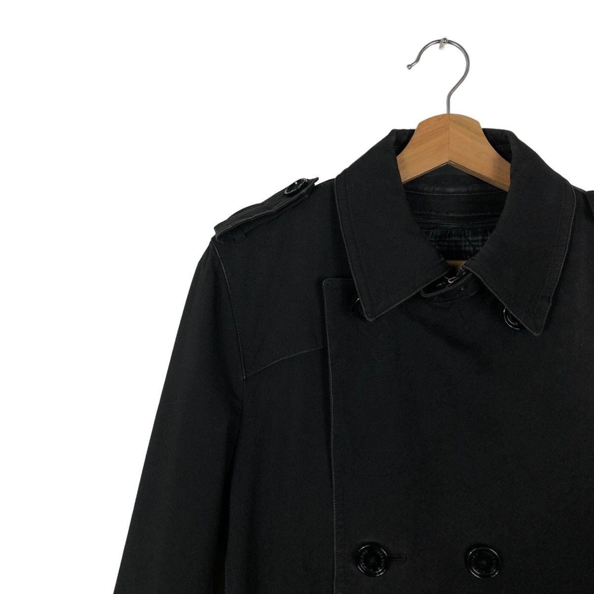 Burberry 🔥VINTAGE BURBERRY BLACK LABEL LONG JACKET NOVA CHECK DESIGN Size US M / EU 48-50 / 2 - 7 Thumbnail