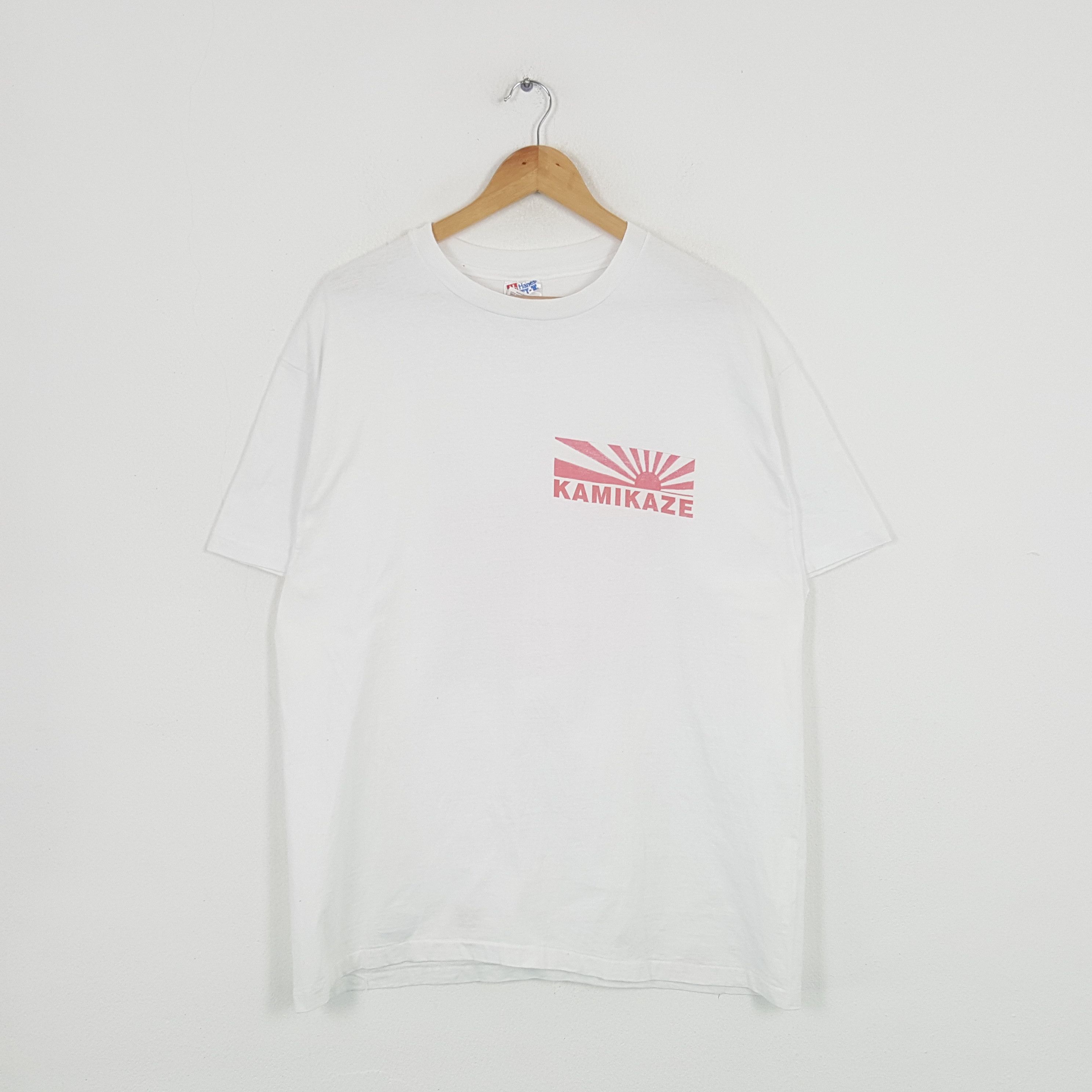 Vintage Vintage 90's Kamikaze Kyo 99 Japanese Style Tshirt Size US XL / EU 56 / 4 - 2 Thumbnail