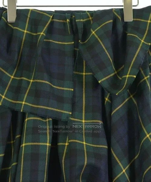 Comme des Garcons Comme Des Garcons size S Green plaid harem pants Size 23" - 4 Thumbnail