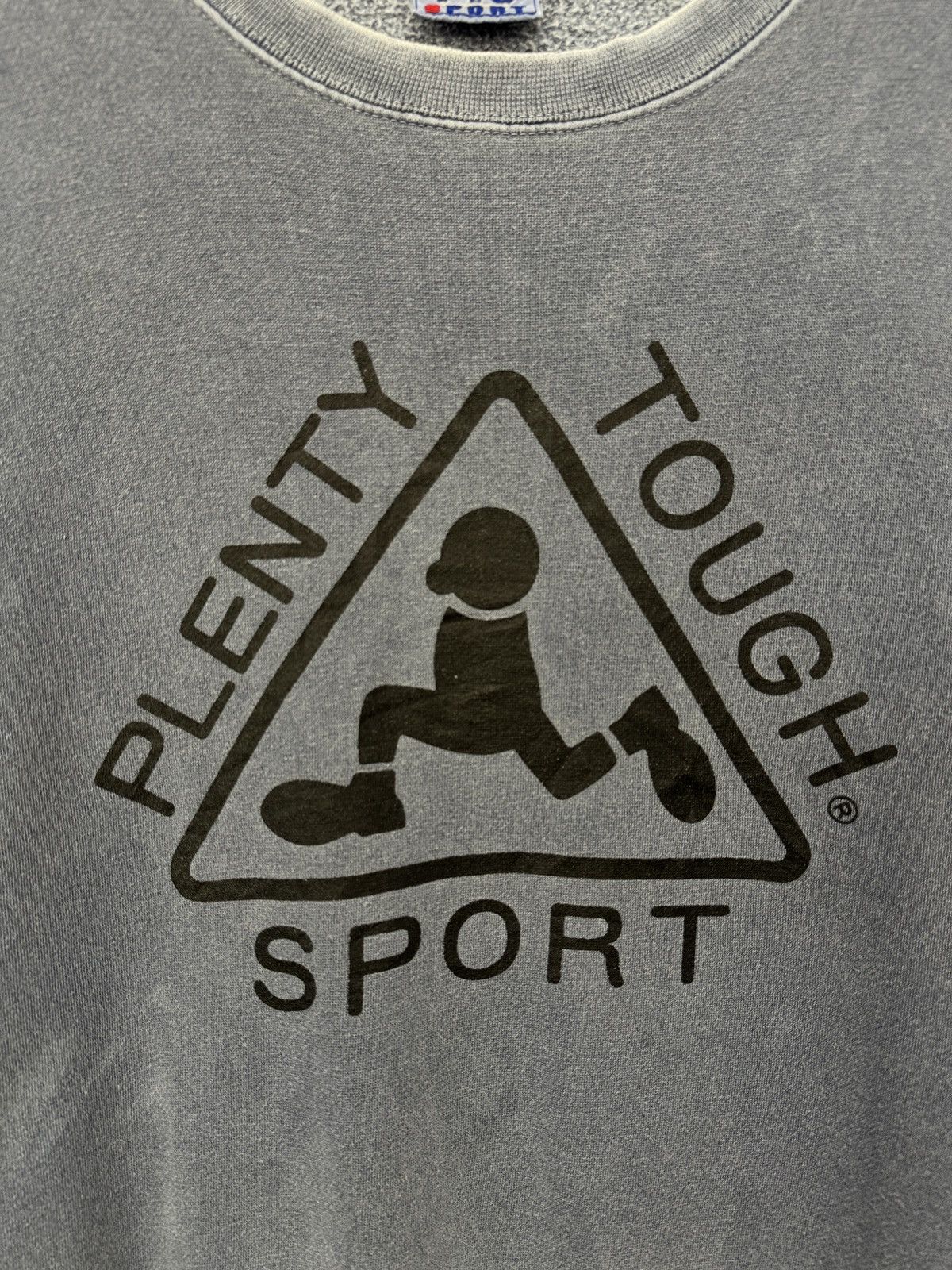 Vintage 🔥 Plenty Tough Sport Distressed Roundneck Sweatshirt - L Size US L / EU 52-54 / 3 - 4 Thumbnail