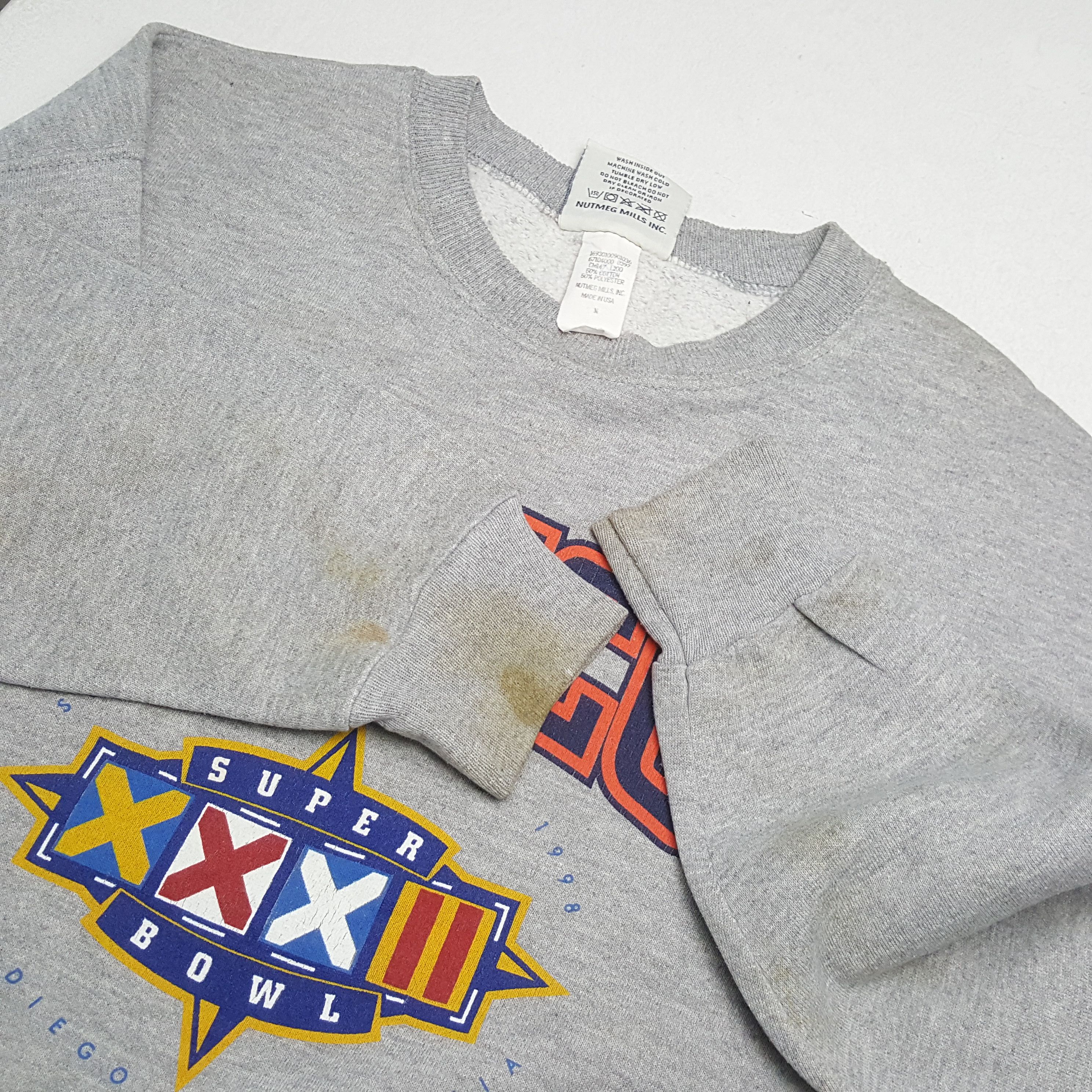 Lee × NFL × Vintage Vintage BRONCOS American Football NFL Team LEE Sweatshirt Size US L / EU 52-54 / 3 - 8 Thumbnail