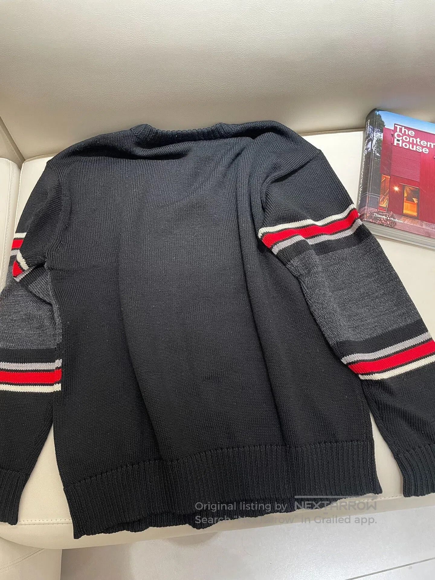 Yves Saint Laurent YSL Men's Black Knit Sweater. Size US M / EU 48-50 / 2 - 5 Thumbnail