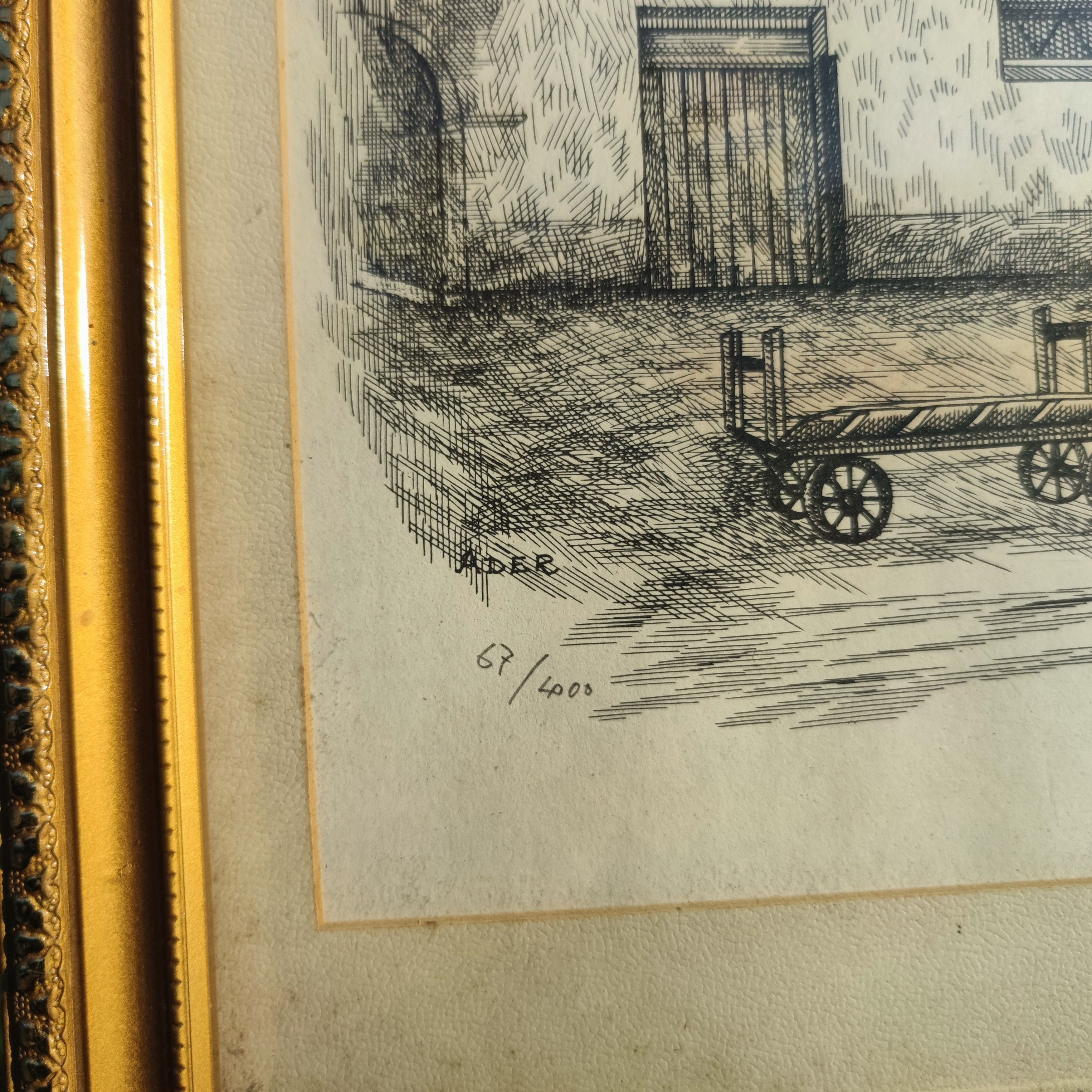 Vintage Lithograph Santa Barbara Signed & Numbered by Sharon Ader Size ONE SIZE - 4 Thumbnail