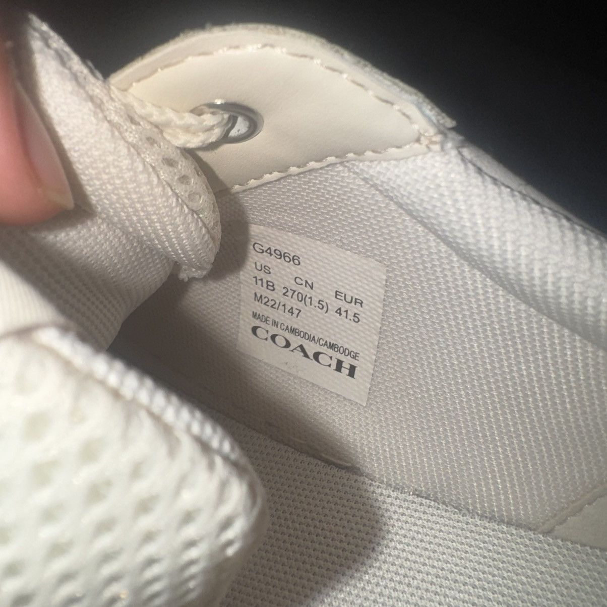Coach Clip Low Top Sneaker With Signature Canvas Size US 11 / EU 44 - 7 Thumbnail