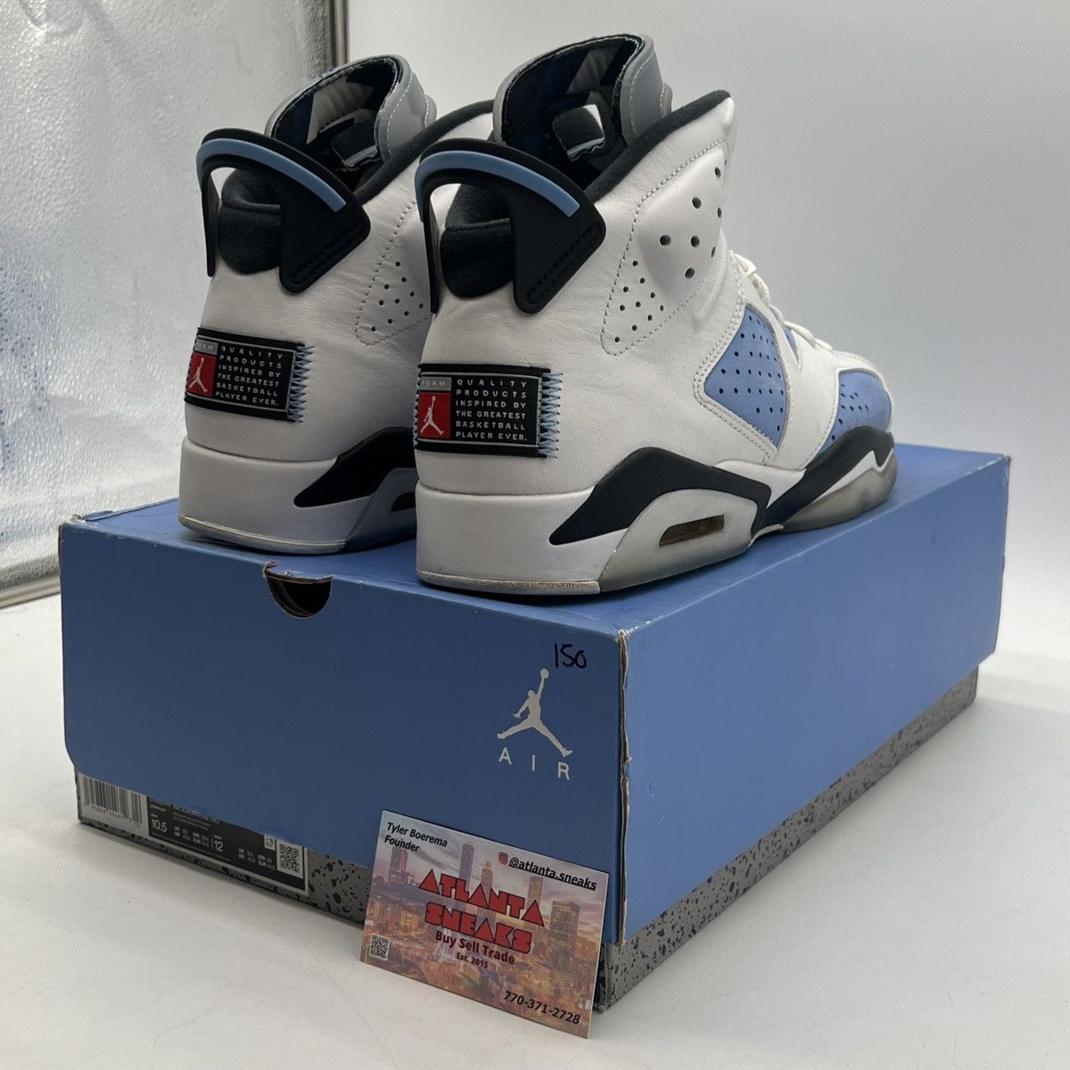 Jordan Brand Air Jordan 6 unc home Size US 10.5 / EU 43-44 - 5 Thumbnail