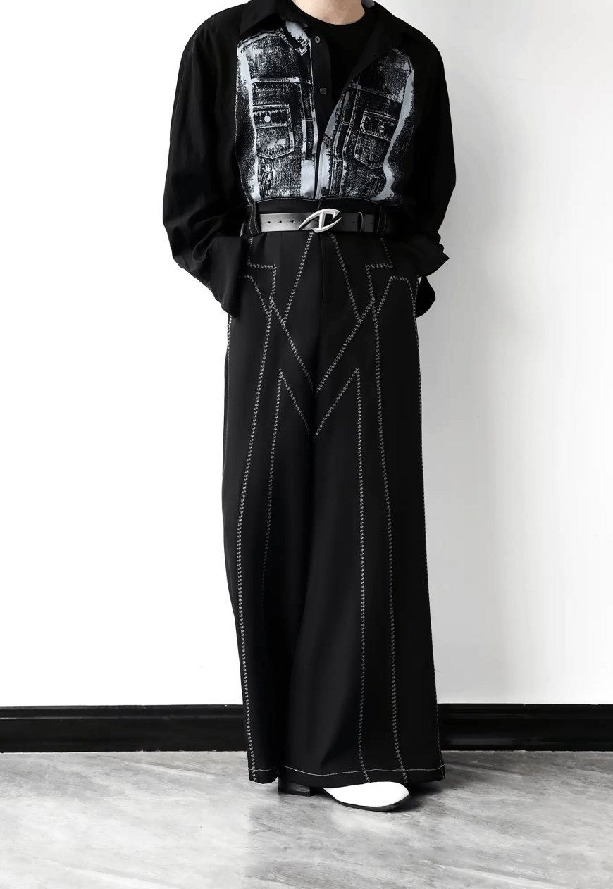 Other Men’s Futuristic stitched trousers Size US 30 / EU 46 - 2 Thumbnail
