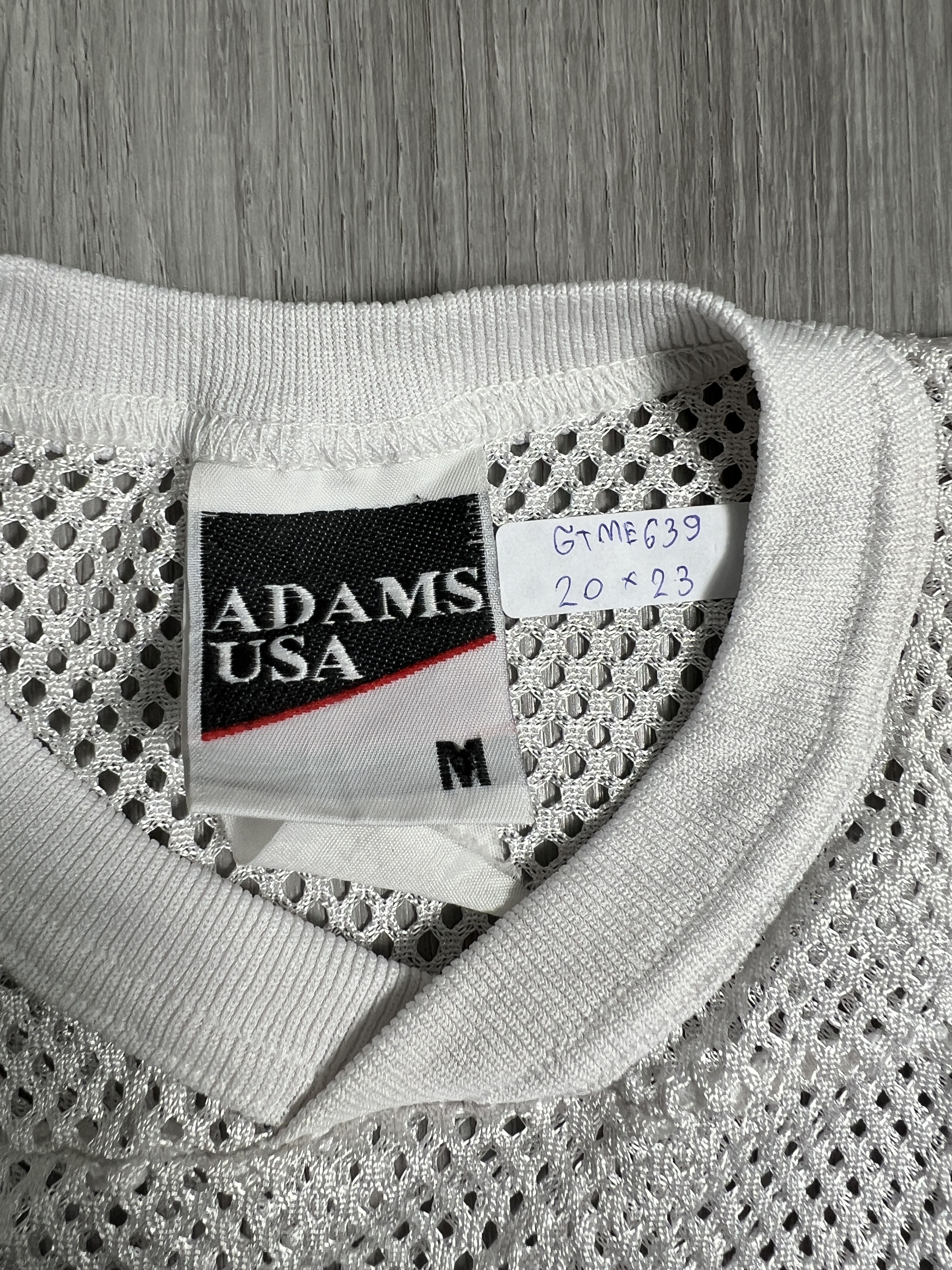 Vintage Y2K Vintage Adams USA Silver Mesh Jersey (M) GTME639 Size US M / EU 48-50 / 2 - 2 Thumbnail