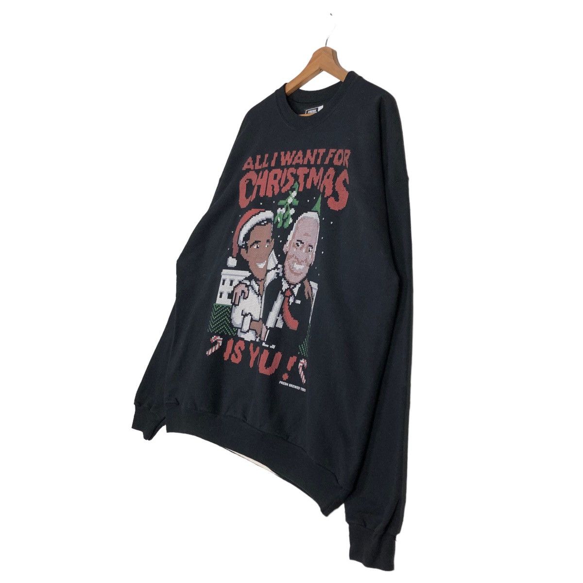 Japanese Brand 🔥Vintage Sweatshirt Christmas Big Logo Design Size US XXL / EU 58 / 5 - 7 Thumbnail