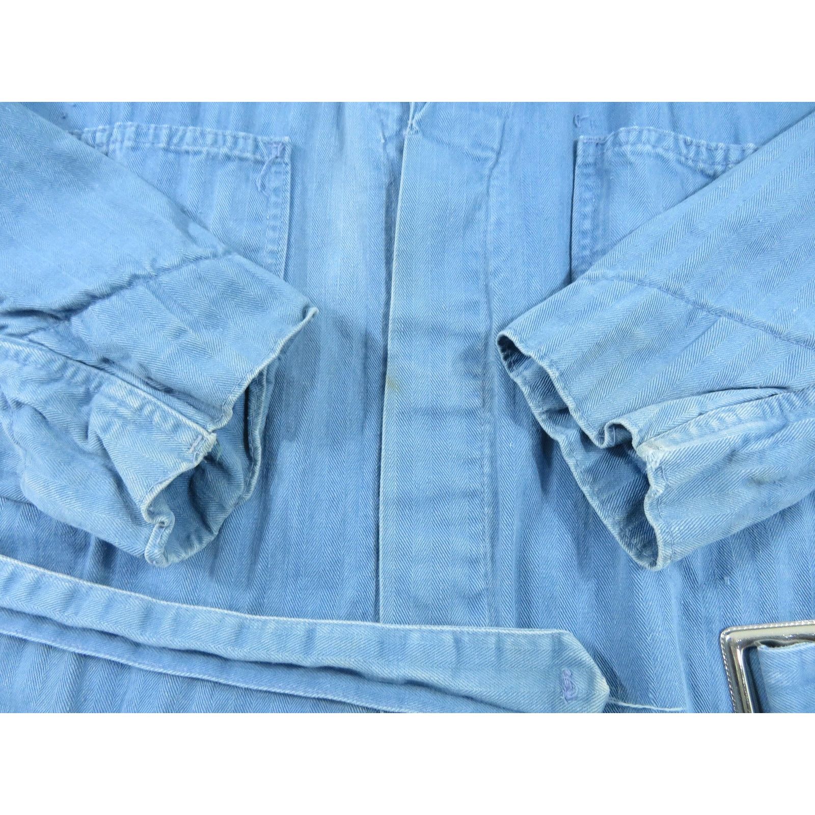 Other Cleveland Work Wear HBT Blue Shop Work Coat Sz 42 Size US L / EU 52-54 / 3 - 8 Thumbnail