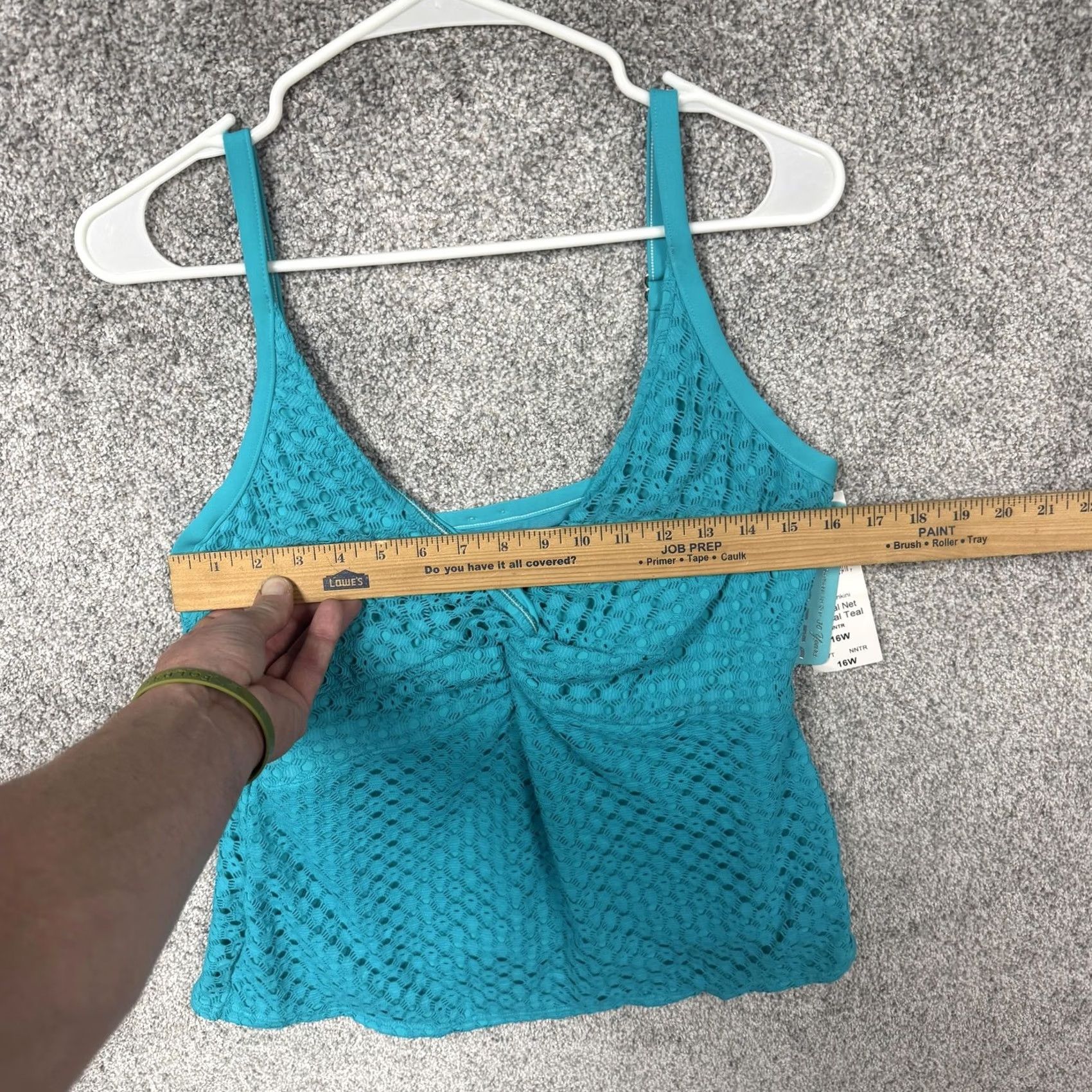 Vintage - Brand/Item: "Sunsets" is the primary brand and item is a Twist Tankini Swim Top. Size XXL / US 16-18 / IT 52-54 - 5 Thumbnail