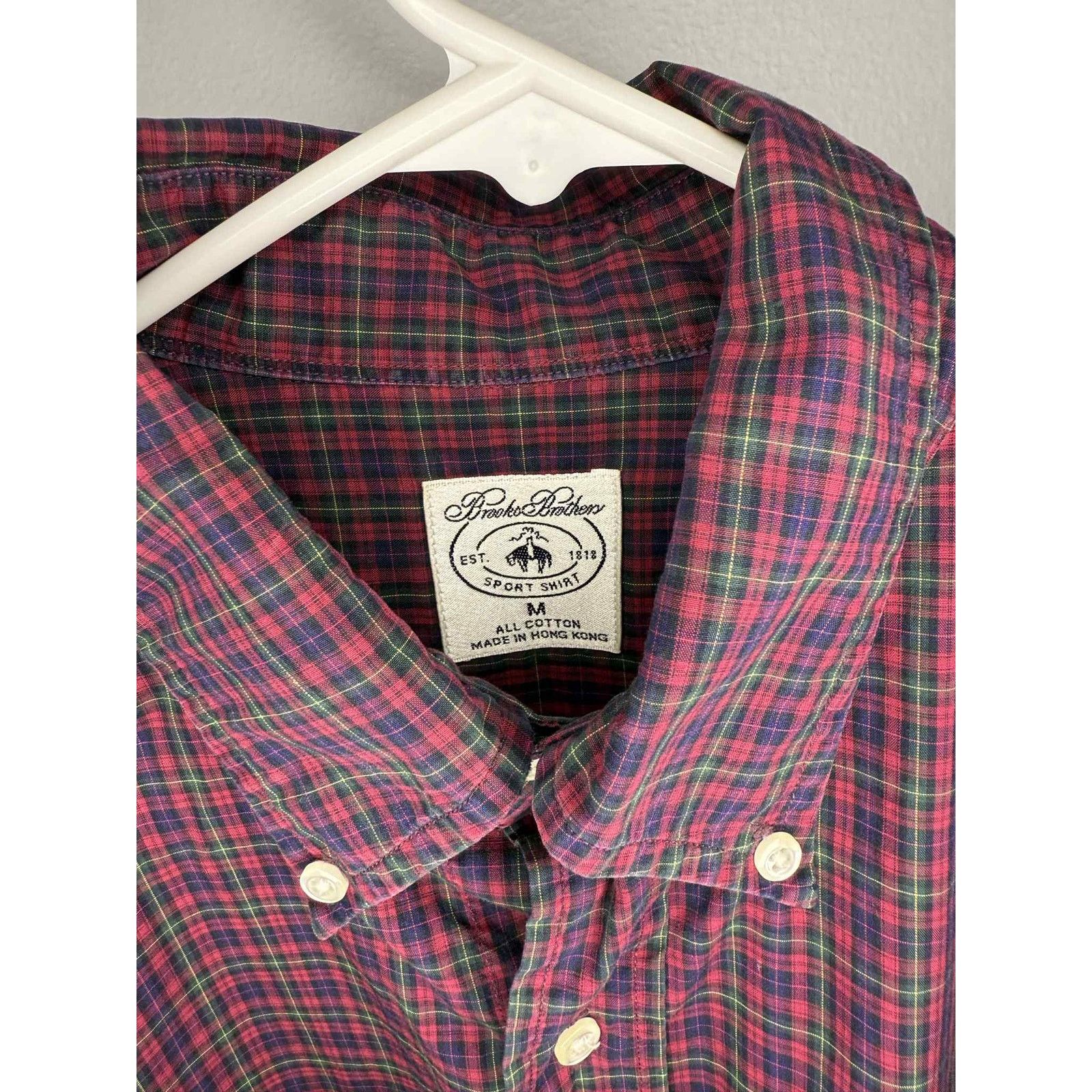 Brooks Brothers Brooks Brothers Button-Down Sport Shirt Purple Men's Size M Size US M / EU 48-50 / 2 - 4 Thumbnail