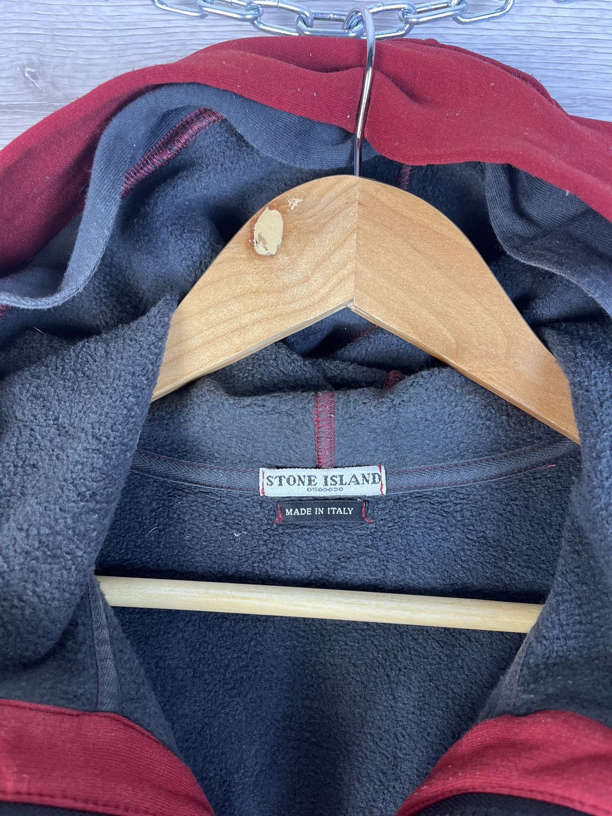 Stone Island Vintage men Zip-up hoodie Stone Island made in Italy size L Size US L / EU 52-54 / 3 - 21 Thumbnail