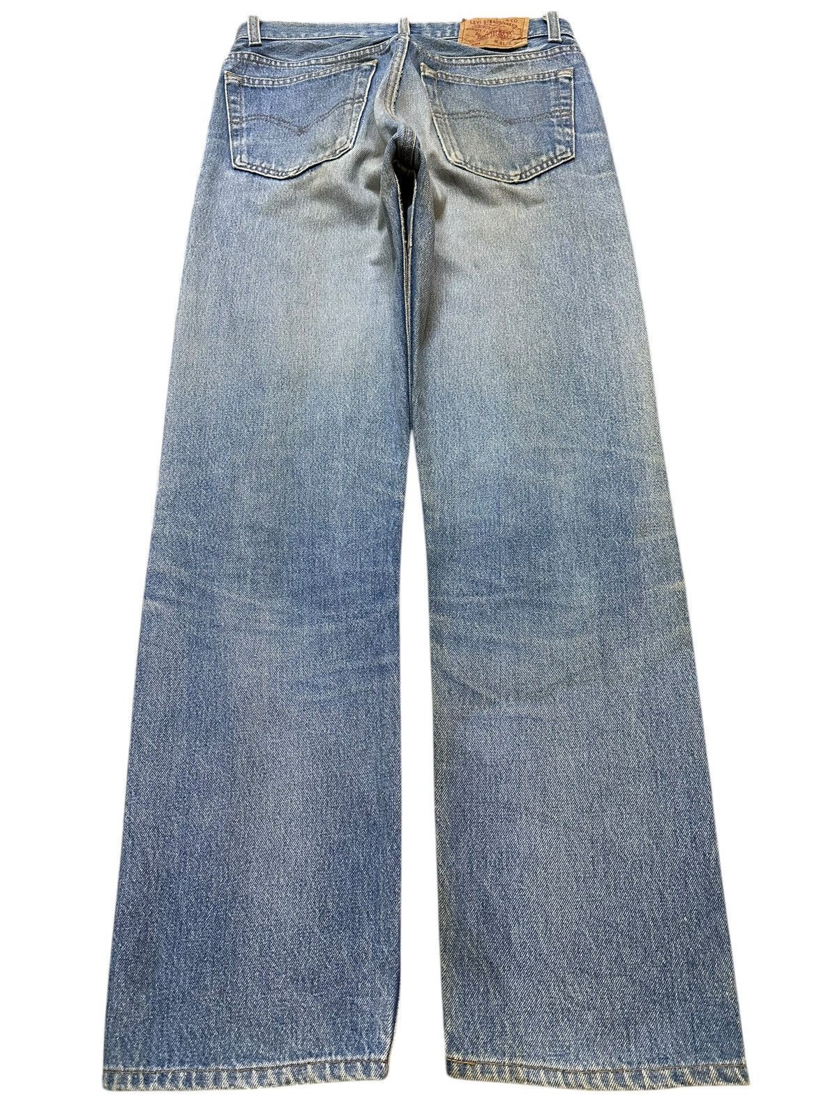 Levi's Vintage 80s Levis 501 Blue Faded Wash Distressed Style Jeans Size US 30 / EU 46 - 2 Thumbnail