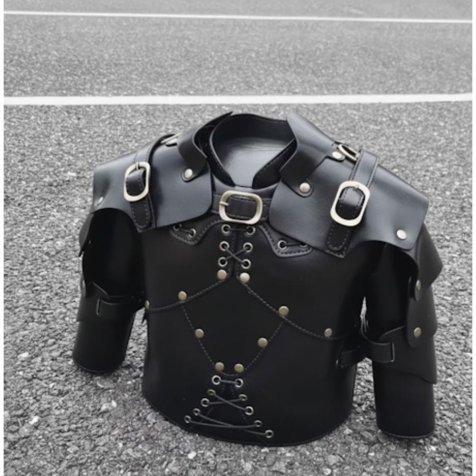 Other Black Medieval Gothic Shoulder Bag Halloween Purse Armor Sha Size ONE SIZE - 1 Thumbnail