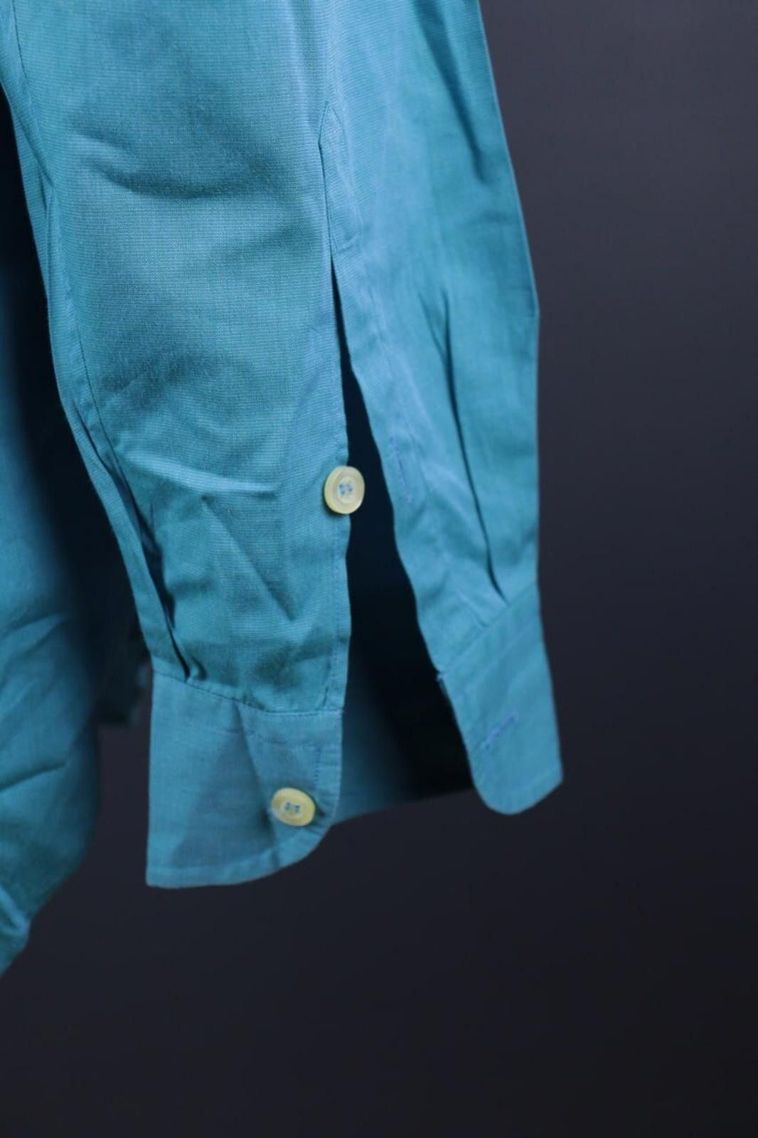Romeo Gigli Romeo Gigli Milano Blue Button Down Shirt Size 39 / 15.5 Size US M / EU 48-50 / 2 - 9 Thumbnail