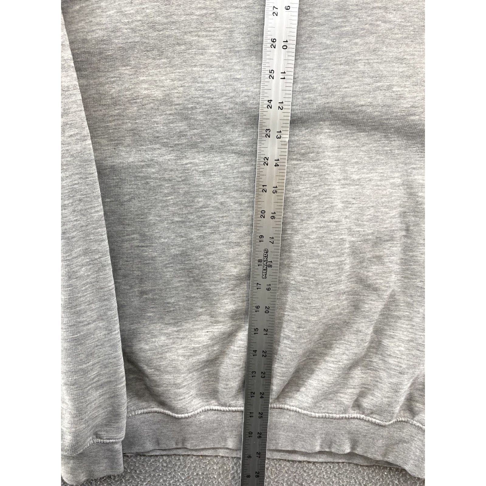 Nike VINTAGE Nike Sweatshirt Men's XL Gray Swoosh Logo 90s Mini Brown Pullover Distressed Size US XL / EU 56 / 4 - 7 Thumbnail