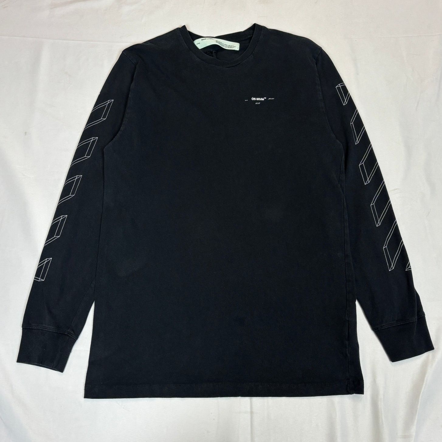 Off-White Off White 3D Stencil Arrow Long Sleeve Tee Shirt Men's XL Size US XL / EU 56 / 4 - 2 Thumbnail