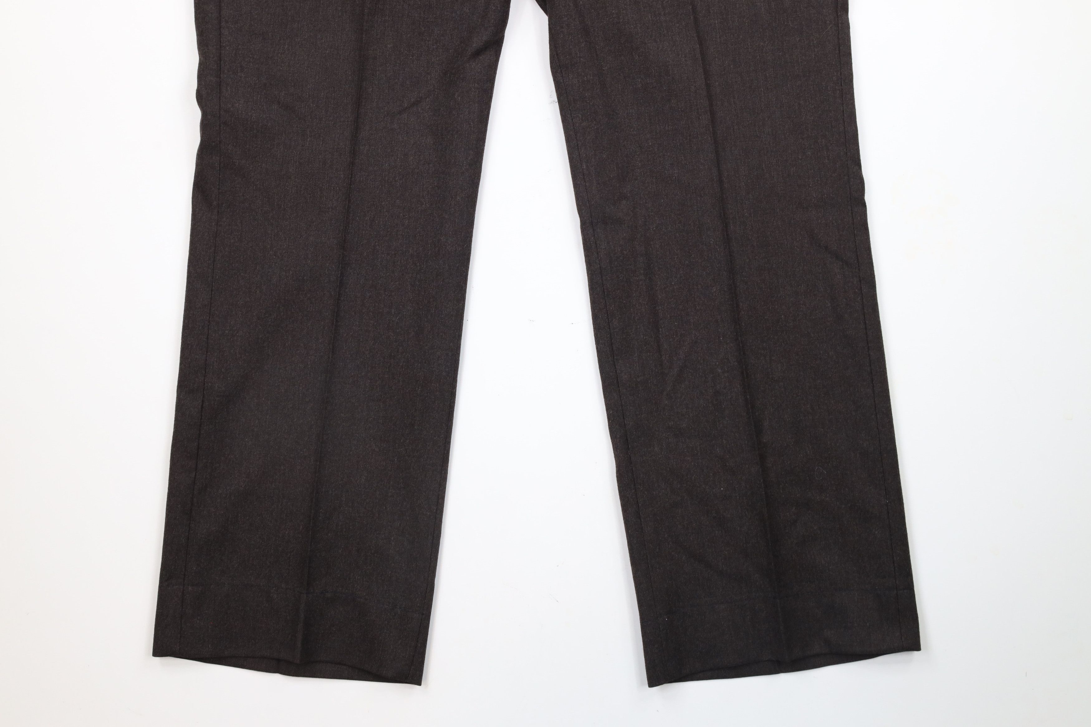 Vintage Vintage 70s Streetwear Wide Leg Chino Pants Brown USA Size US 36 / EU 52 - 4 Thumbnail