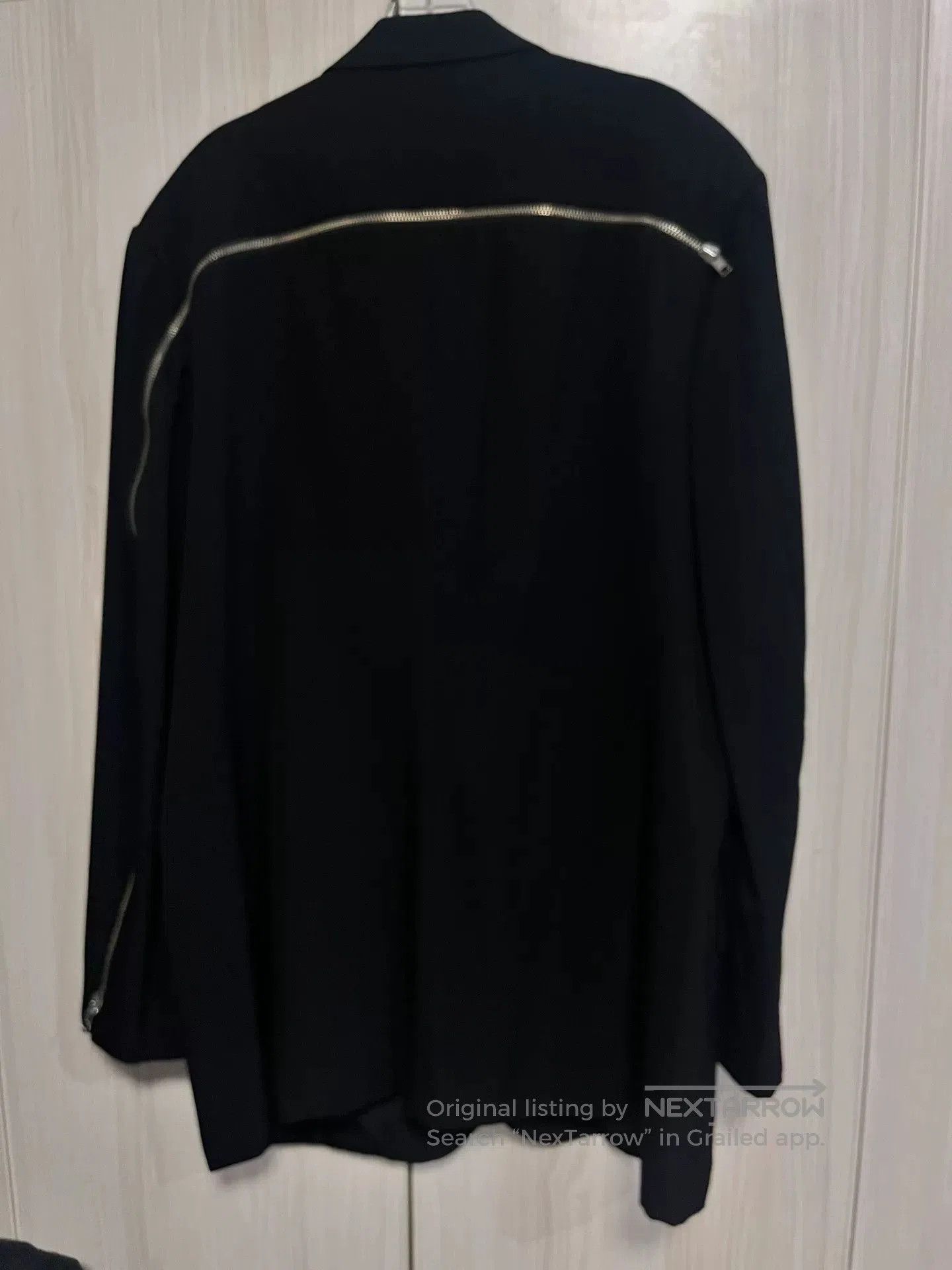 Yohji Yamamoto Yohji Yamamoto Zip Back Suit Jacket. Size US XL / EU 56 / 4 - 3 Thumbnail