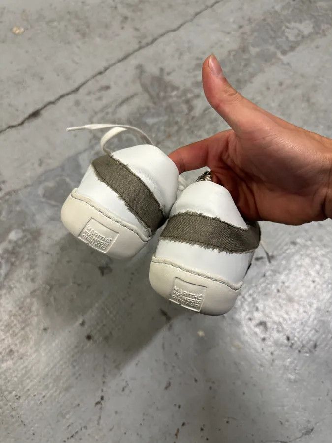 Marithe + Francois Girbaud Marithé François Girbaud Wash White Low Top Sneakers Size US 8 / EU 41 - 5 Thumbnail