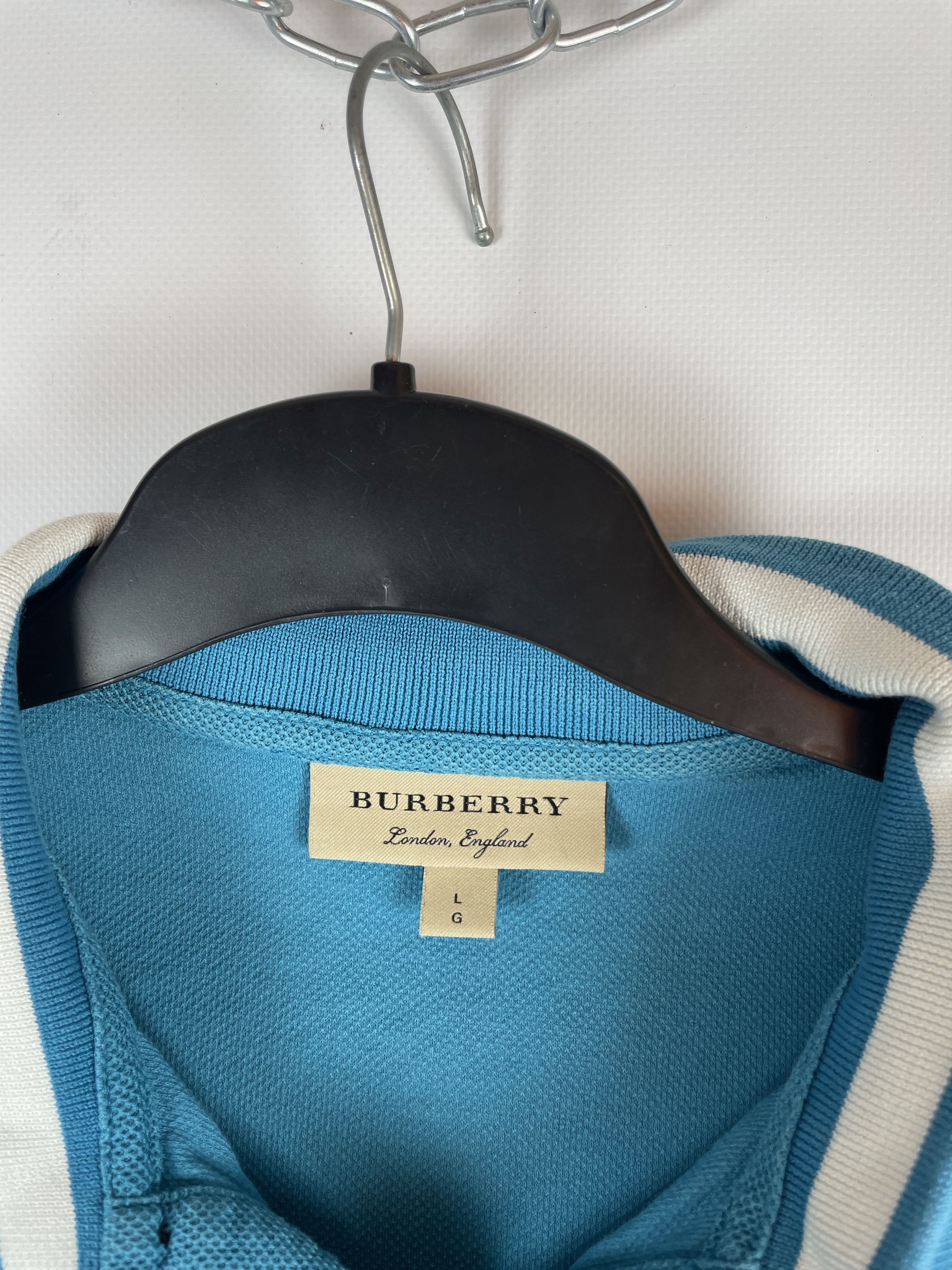Burberry Burberry Polo Shirt Size US L / EU 52-54 / 3 - 4 Thumbnail