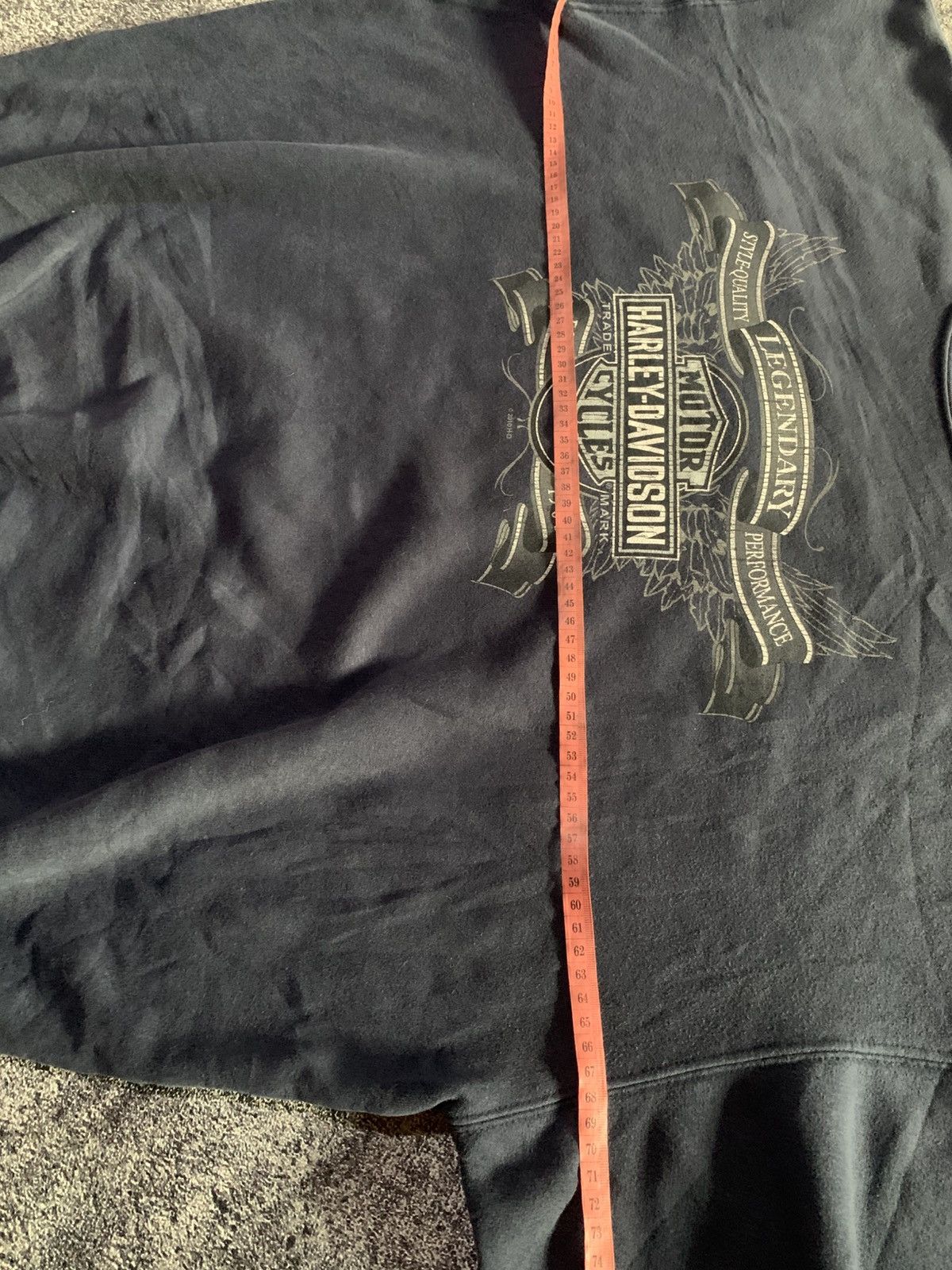 Harley Davidson Vintage Harley Davidson Y2k Sweatshirt 🔥☠️ Size US XXL / EU 58 / 5 - 5 Thumbnail