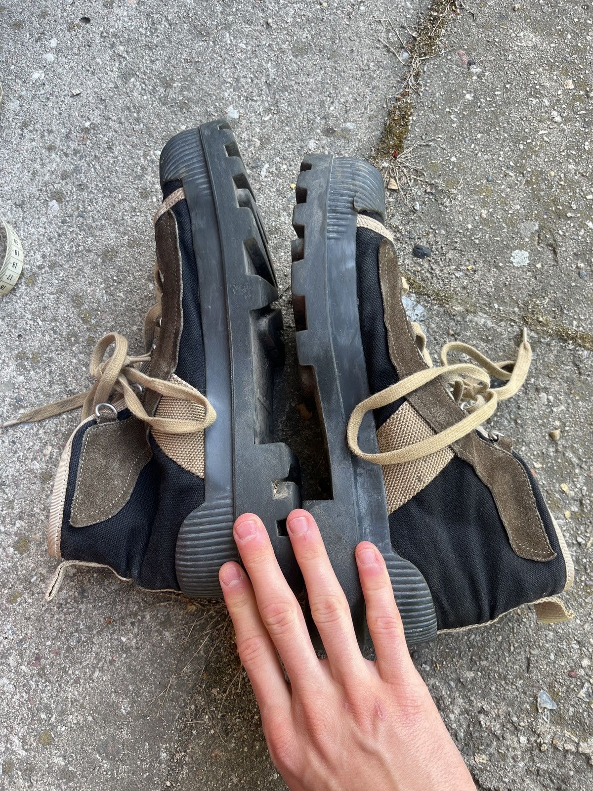 Acne Studios Acne studios FW19 daniel suede grosgrain military boots Size US 11 / EU 44 - 4 Thumbnail