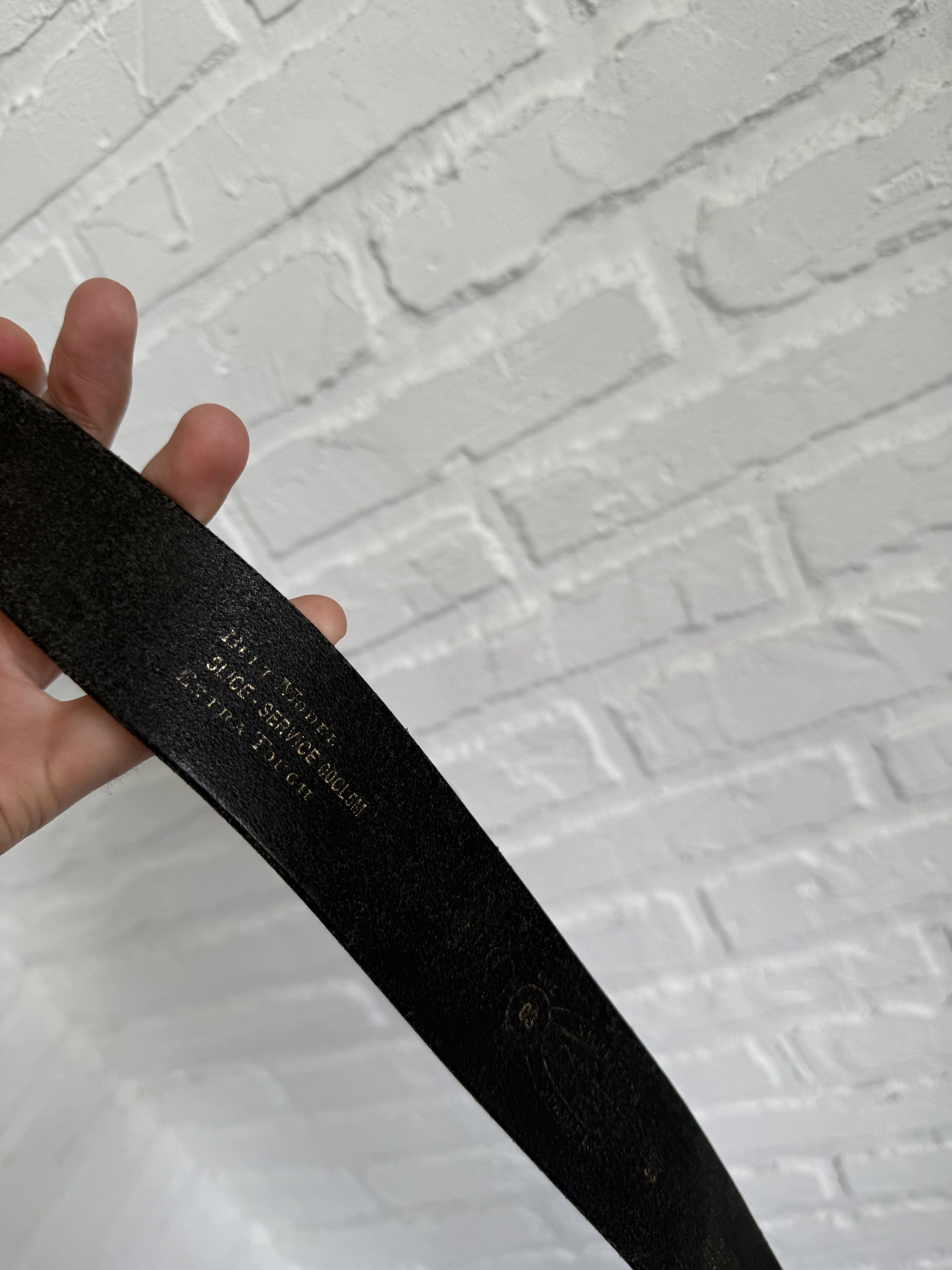 Diesel Vintage Diesel logo avantgarde leather belt Size ONE SIZE - 4 Thumbnail