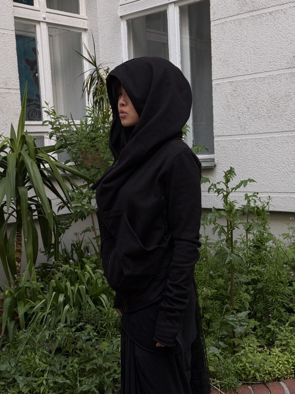 Barbara I Gongini Barbara gongini deconstructed hooded back zip hoodie Size XS / US 0-2 / IT 36-38 - 5 Thumbnail