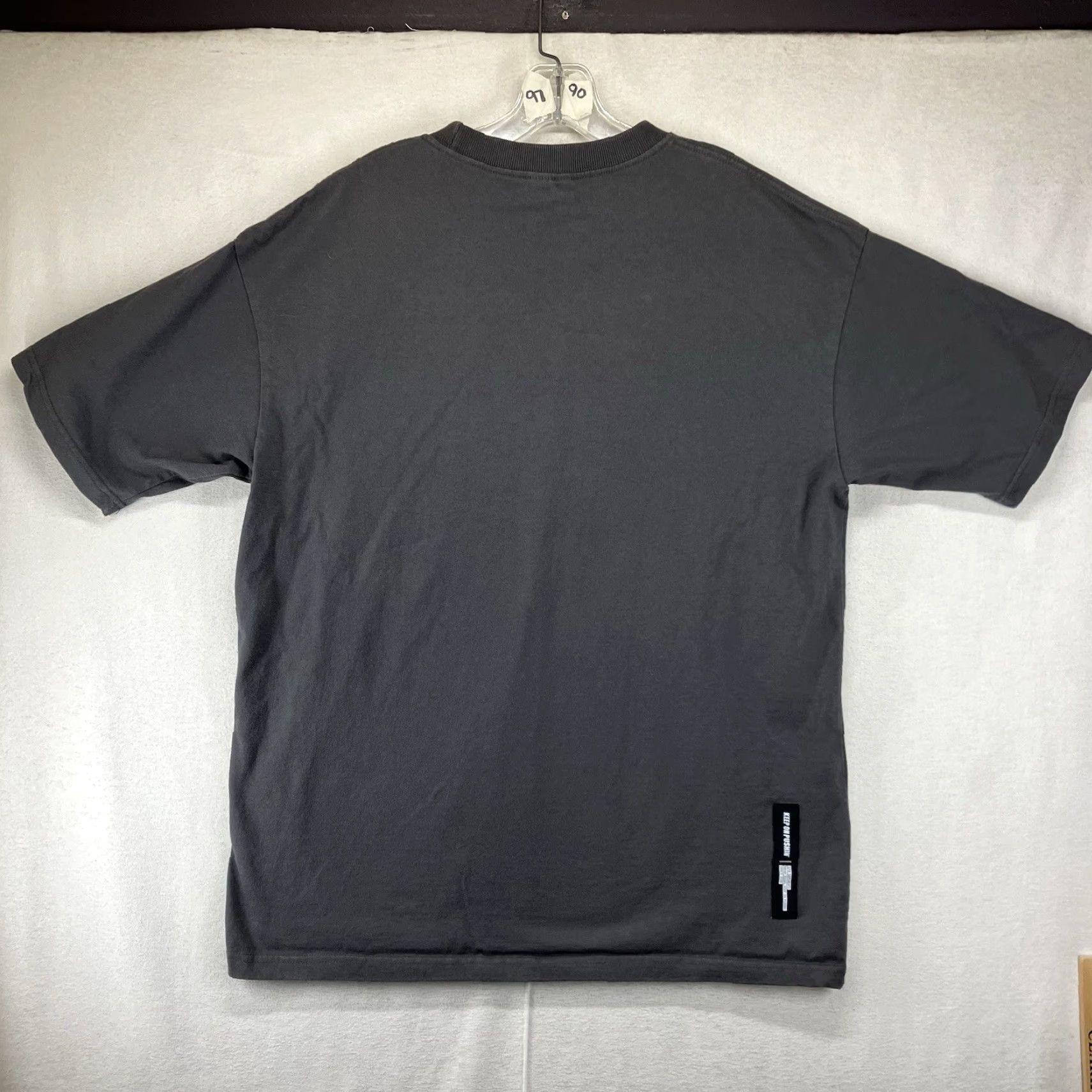 Vintage MUSINSA Cat T Shirt Mens Medium QT8 Garments Crew Neck Short Sleeve Gray Heavyweight Cotton Jersey Logo All Seasons Hip Hop Streetwear Size US M / EU 48-50 / 2 - 2 Thumbnail