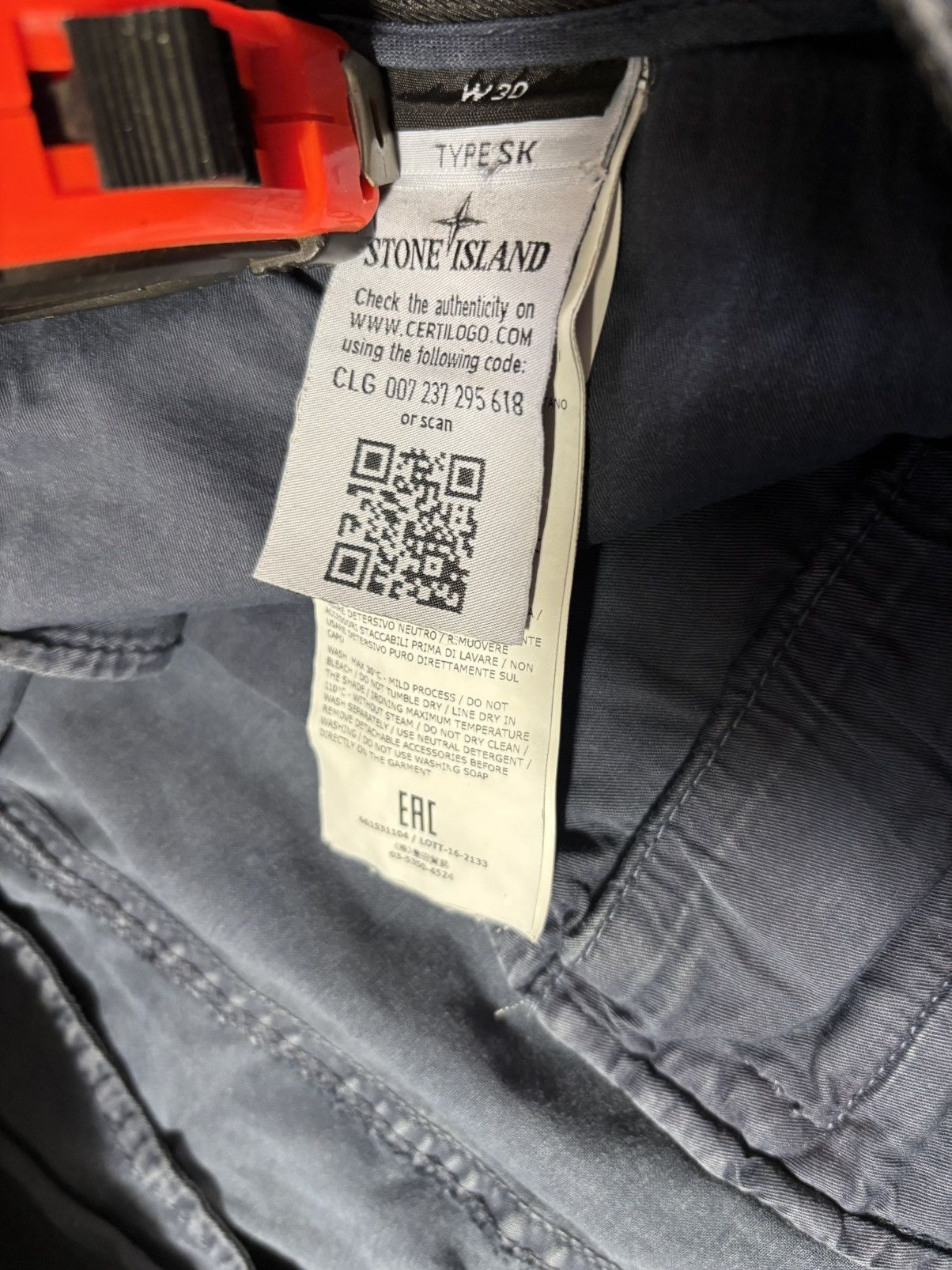 Stone Island Type SK Blue Cargos Size US 30 / EU 46 - 2 Thumbnail