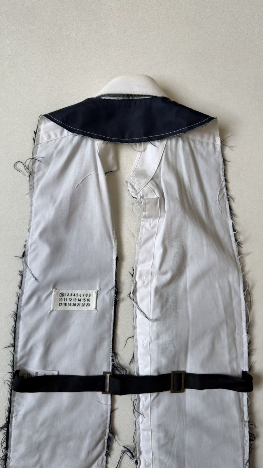 Maison Margiela ⓪ Artisanal Reworked Shirt+Tie+Vest Size US M / EU 48-50 / 2 - 16 Thumbnail