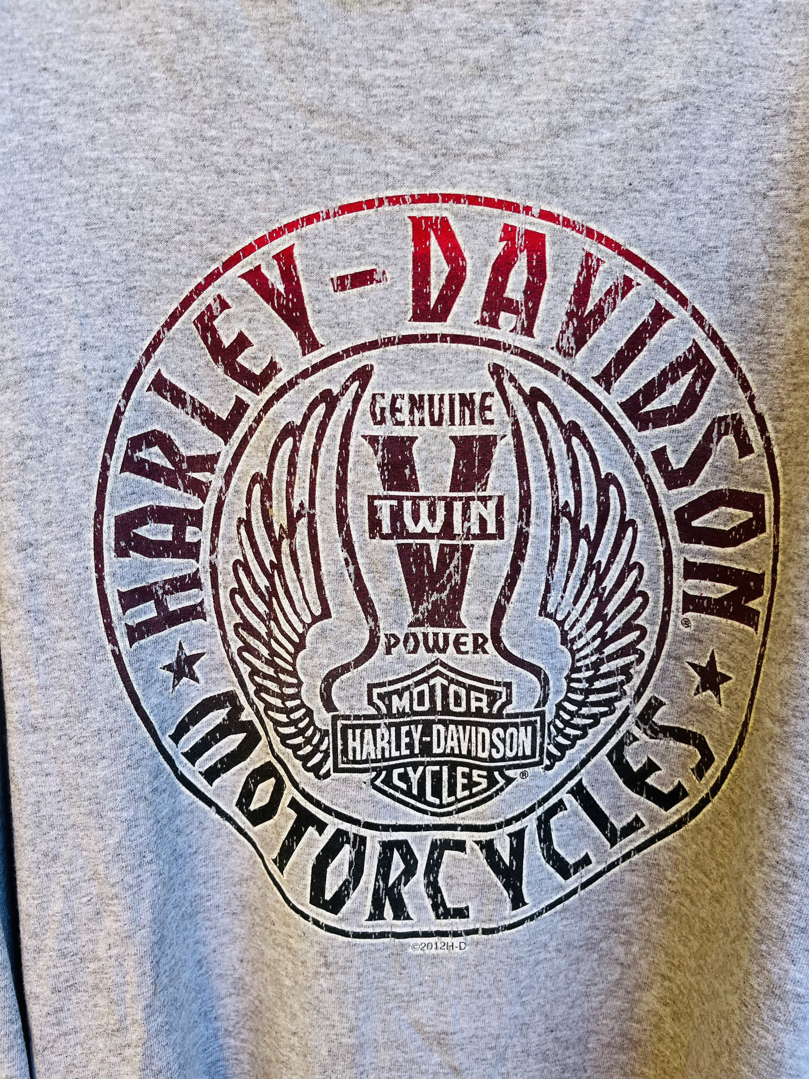 Harley Davidson Vintage Harley Davidson Big Size Motorcycle Fashion Style Size US XXL / EU 58 / 5 - 5 Thumbnail