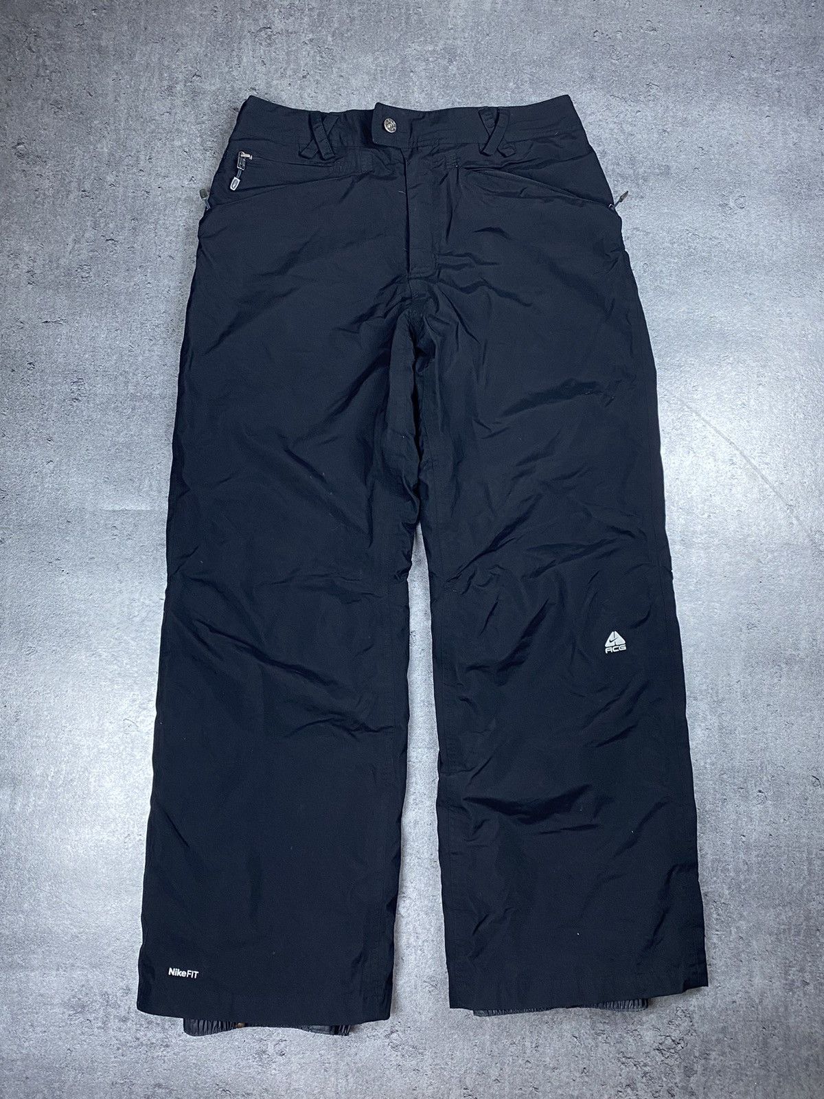 Nike Nike ACG Gorpcore Ski Pants Black Vintage Outdoor Gorp Core | Grailed