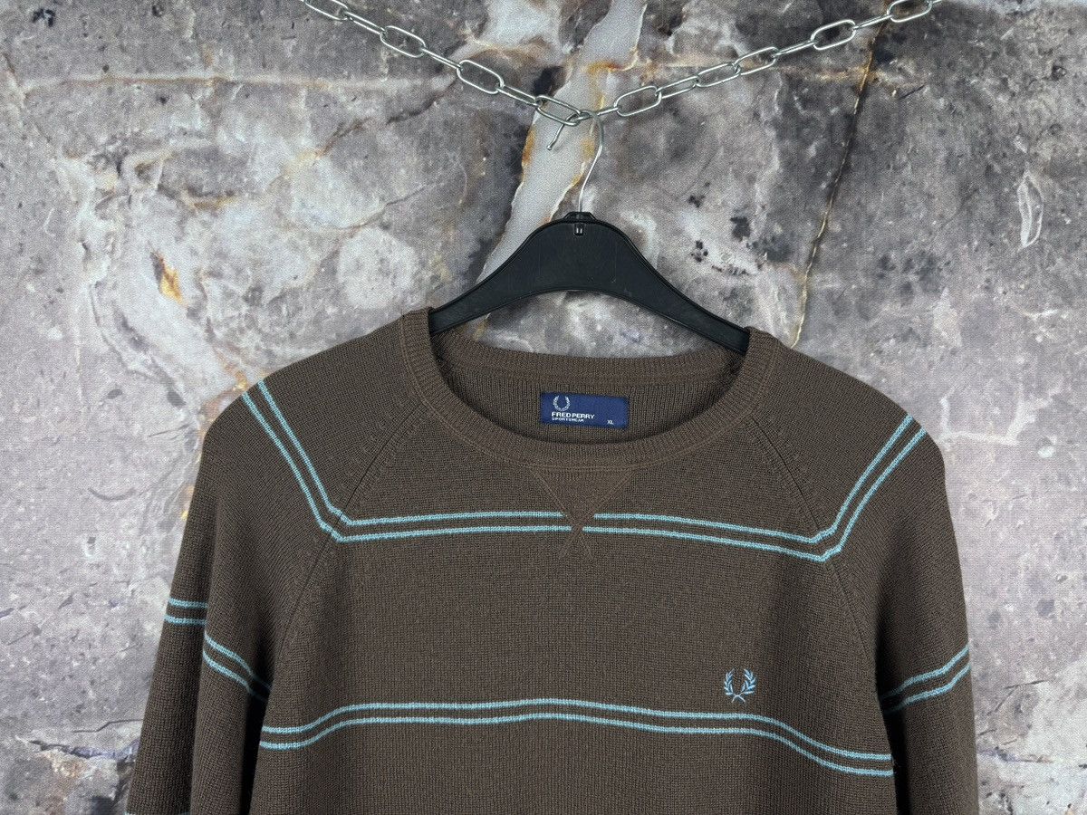 Fred Perry Men’s Fred Perry Stripped Pullover Sweater Size XL Size US XL / EU 56 / 4 - 2 Thumbnail