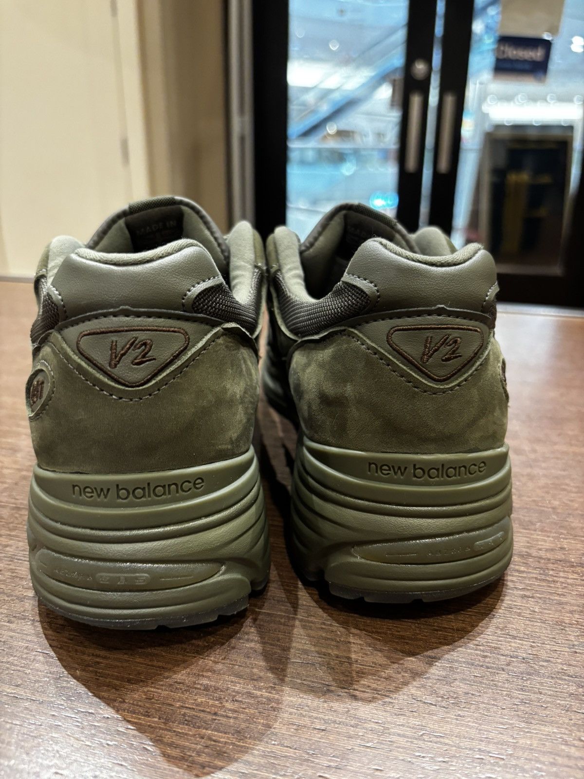 New Balance × Stone Island NB X Stone Island 991 V2 ‘MI UK Ghost Pack Green’ Size US 10.5 / EU 43-44 - 4 Thumbnail