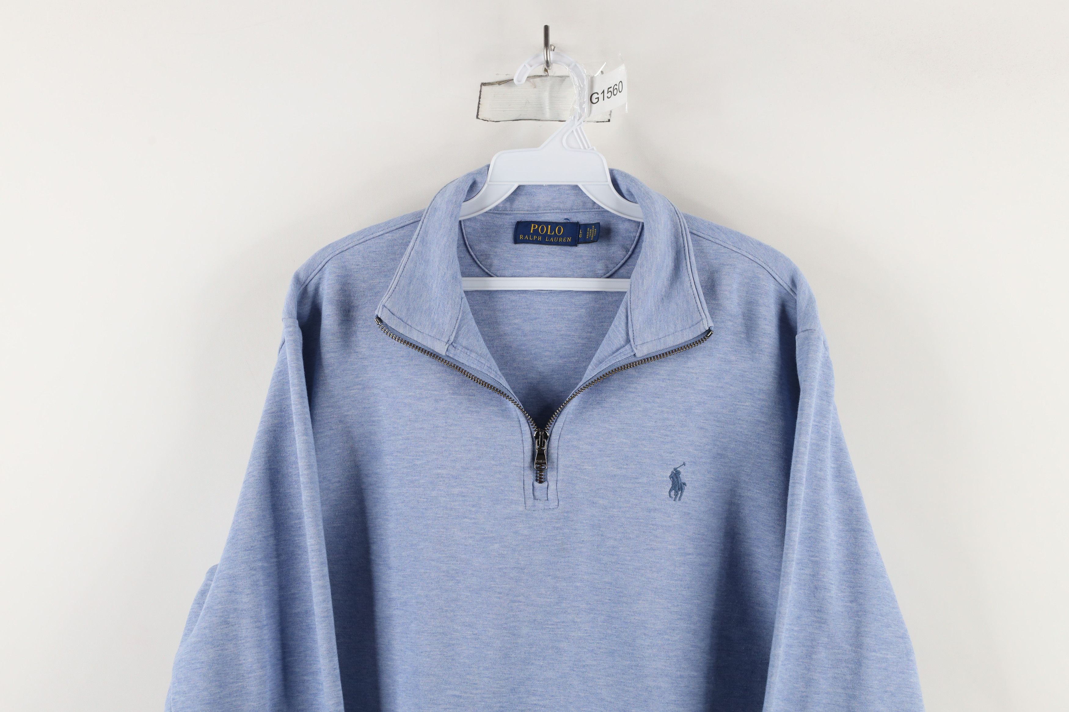 Ralph Lauren × Vintage Ralph Lauren Soft Touch Tech Half Zip Pullover Sweater Size US L / EU 52-54 / 3 - 2 Thumbnail