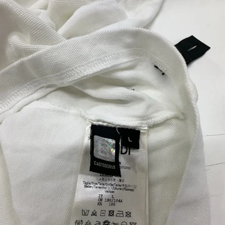 Fendi Fendi White Short Sleeve Polo Shirt -2507 Size US L / EU 52-54 / 3 - 3 Thumbnail