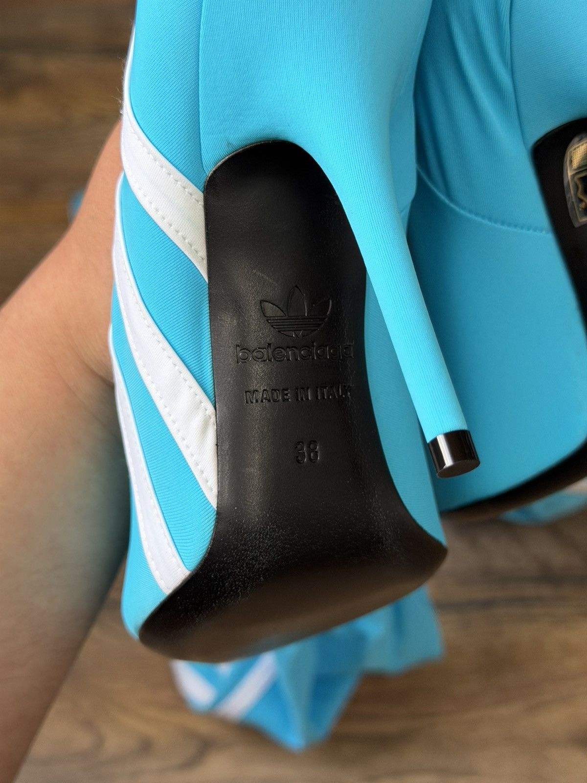Adidas × Balenciaga Balenciaga x Adidas Pantashoes Blue Size 38 / S NWT Heels Size US 8 / IT 38 - 13 Thumbnail